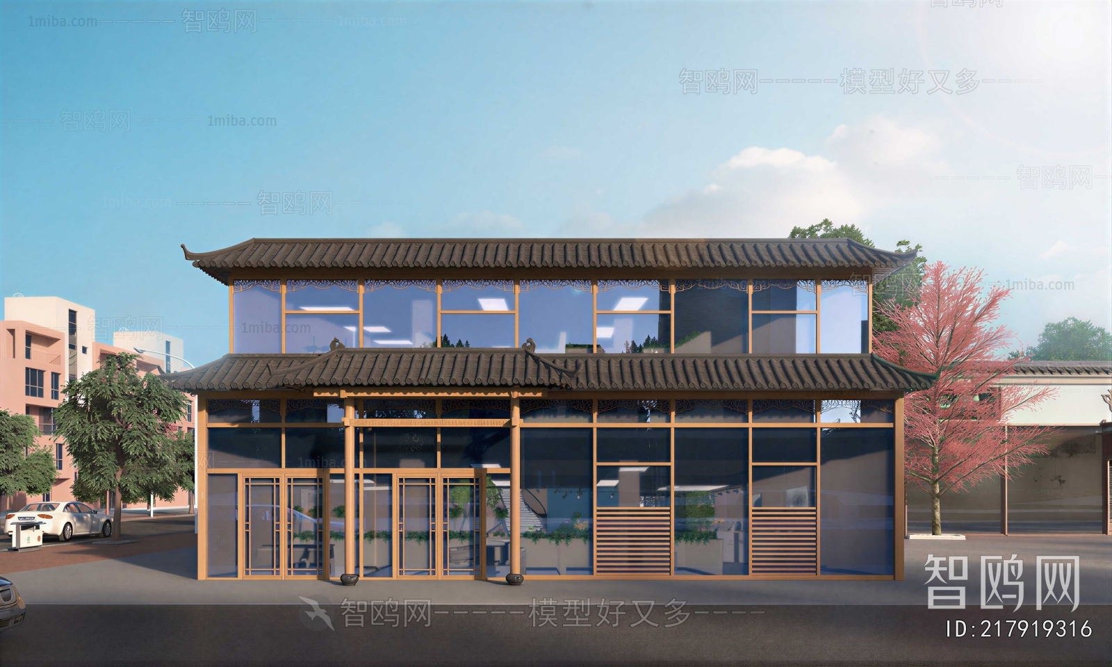New Chinese Style Facade Element