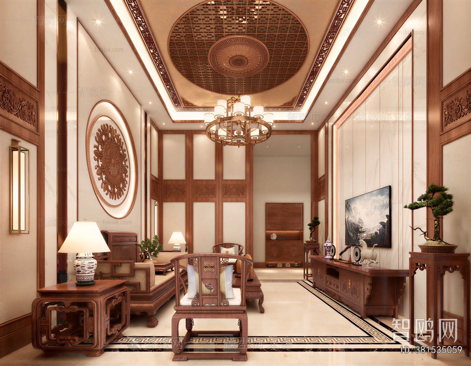 Chinese Style A Living Room