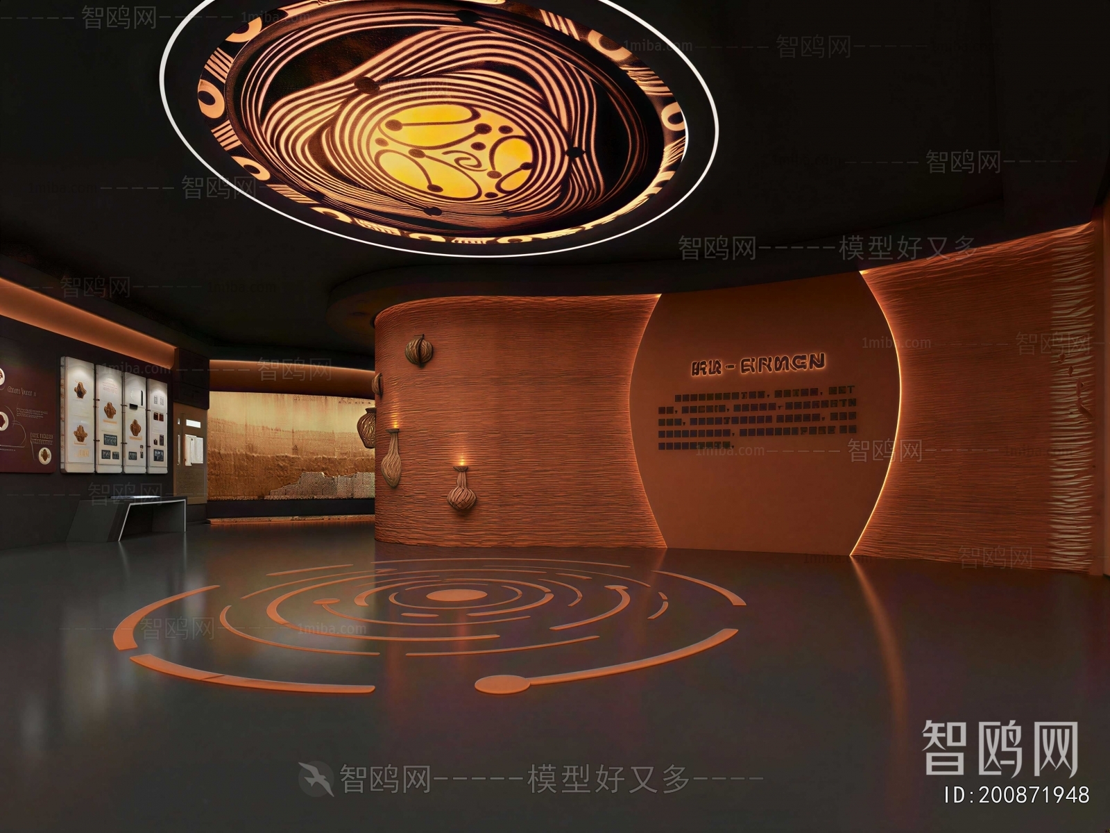 New Chinese Style Exhibition Hall