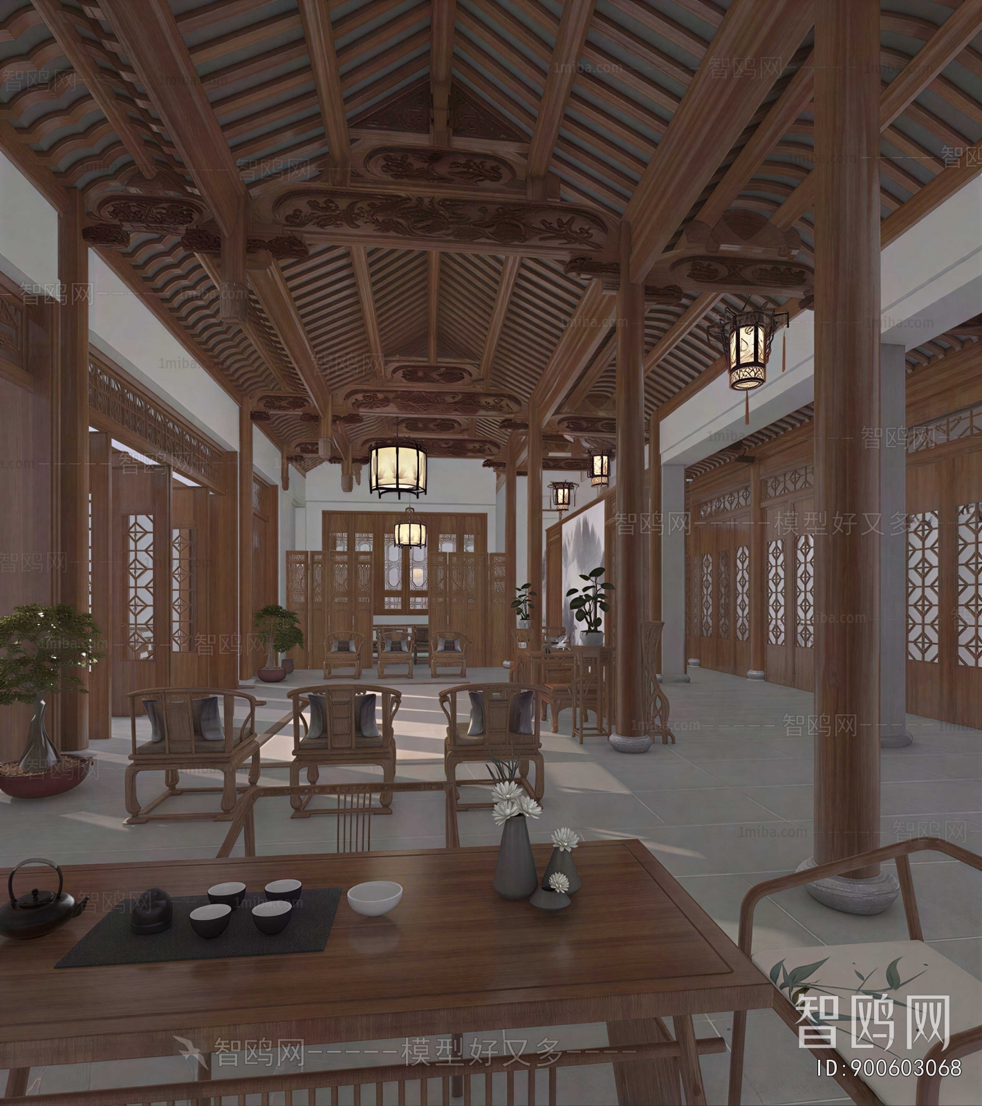 Chinese Style A Living Room