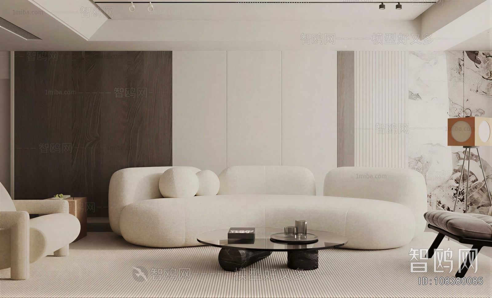 Modern Three-seat Sofa