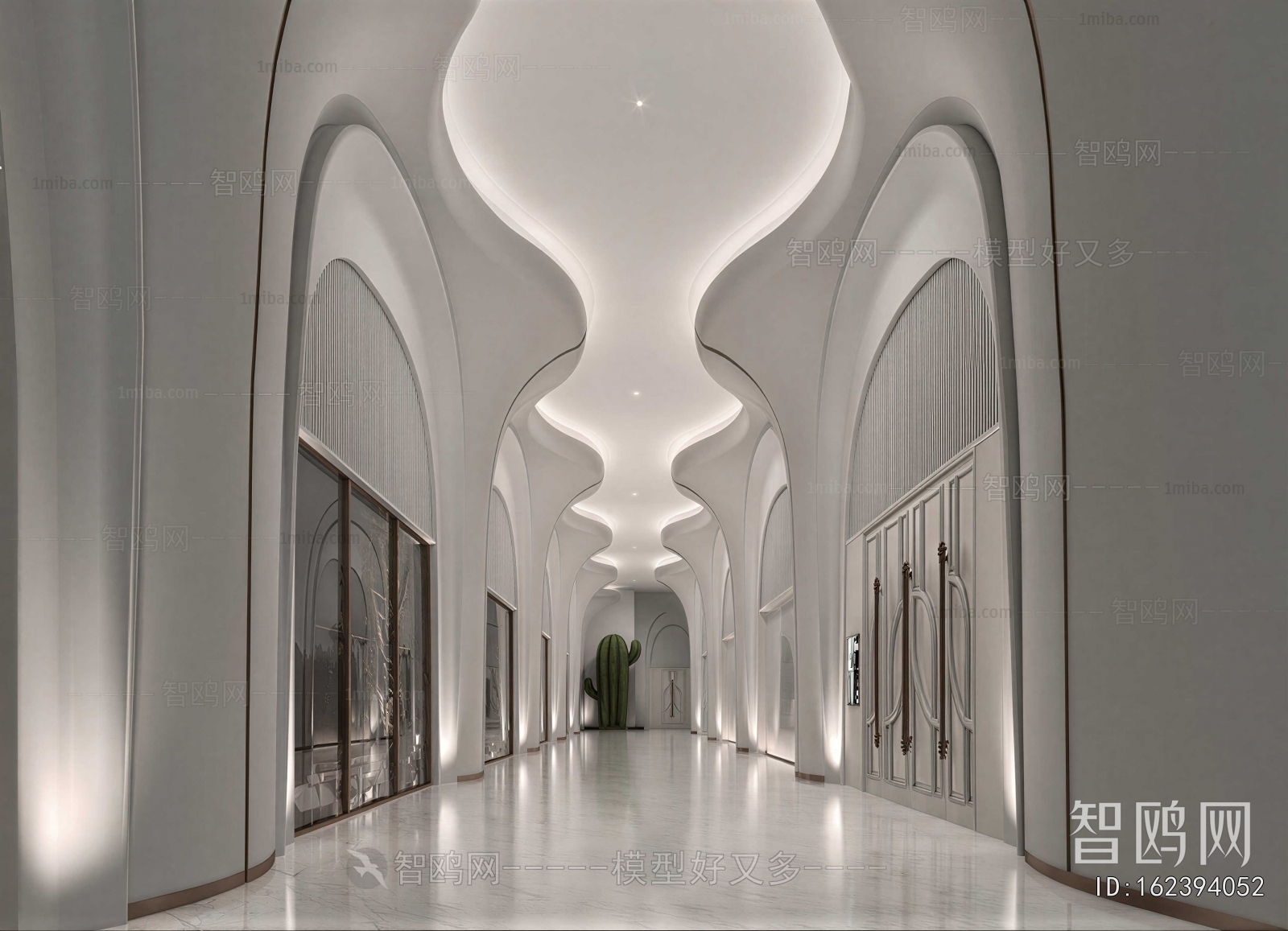 Modern Office Aisle