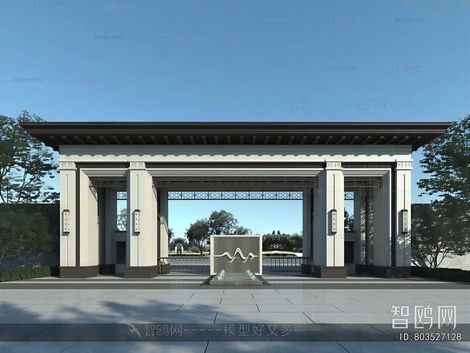 New Chinese Style Facade Element
