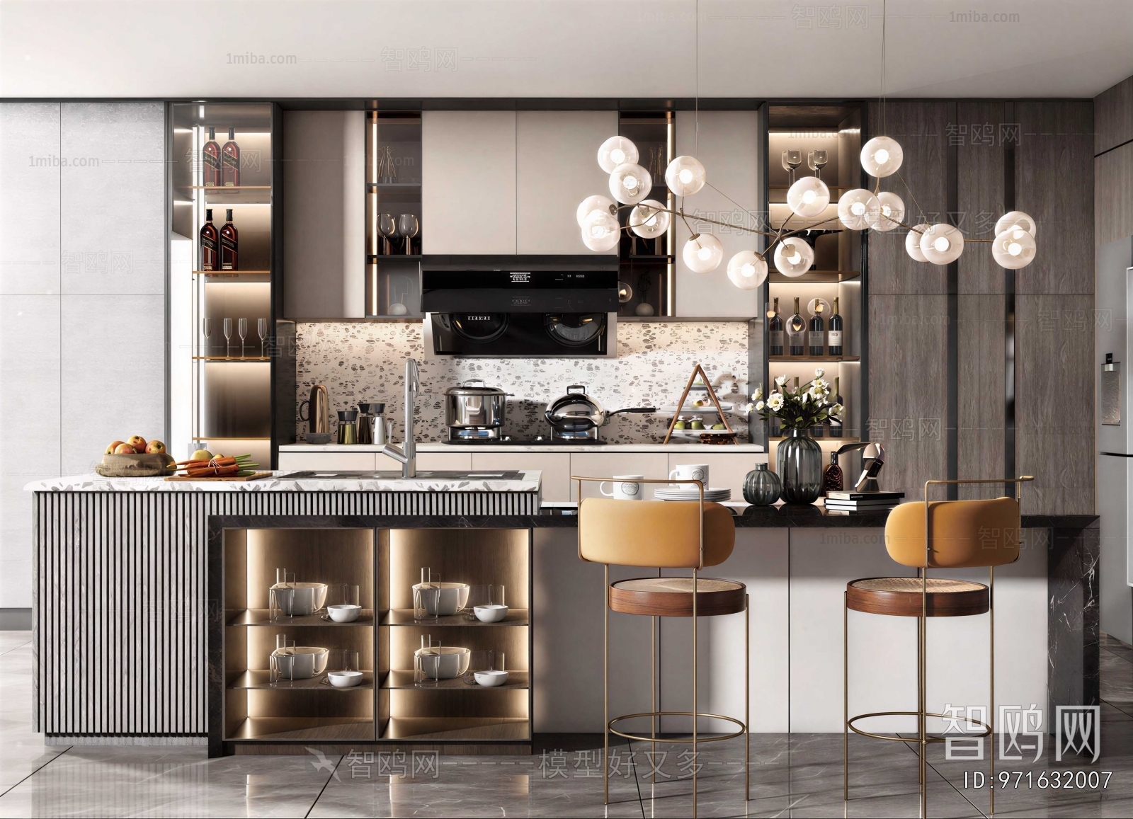 Modern Open Kitchen