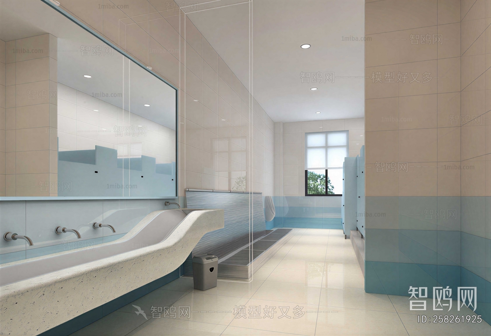 Modern Public Toilet