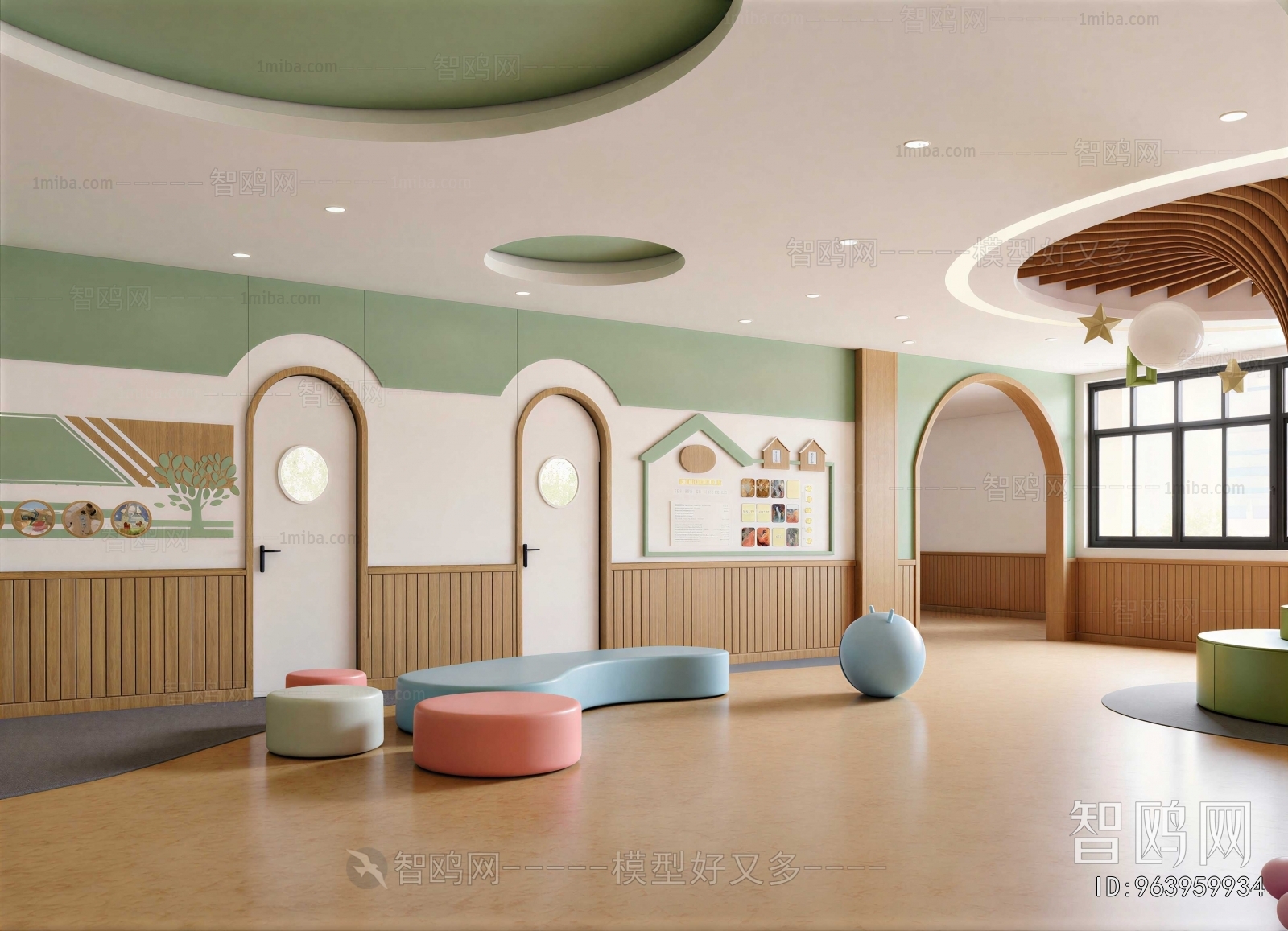 Modern Children's Playroom