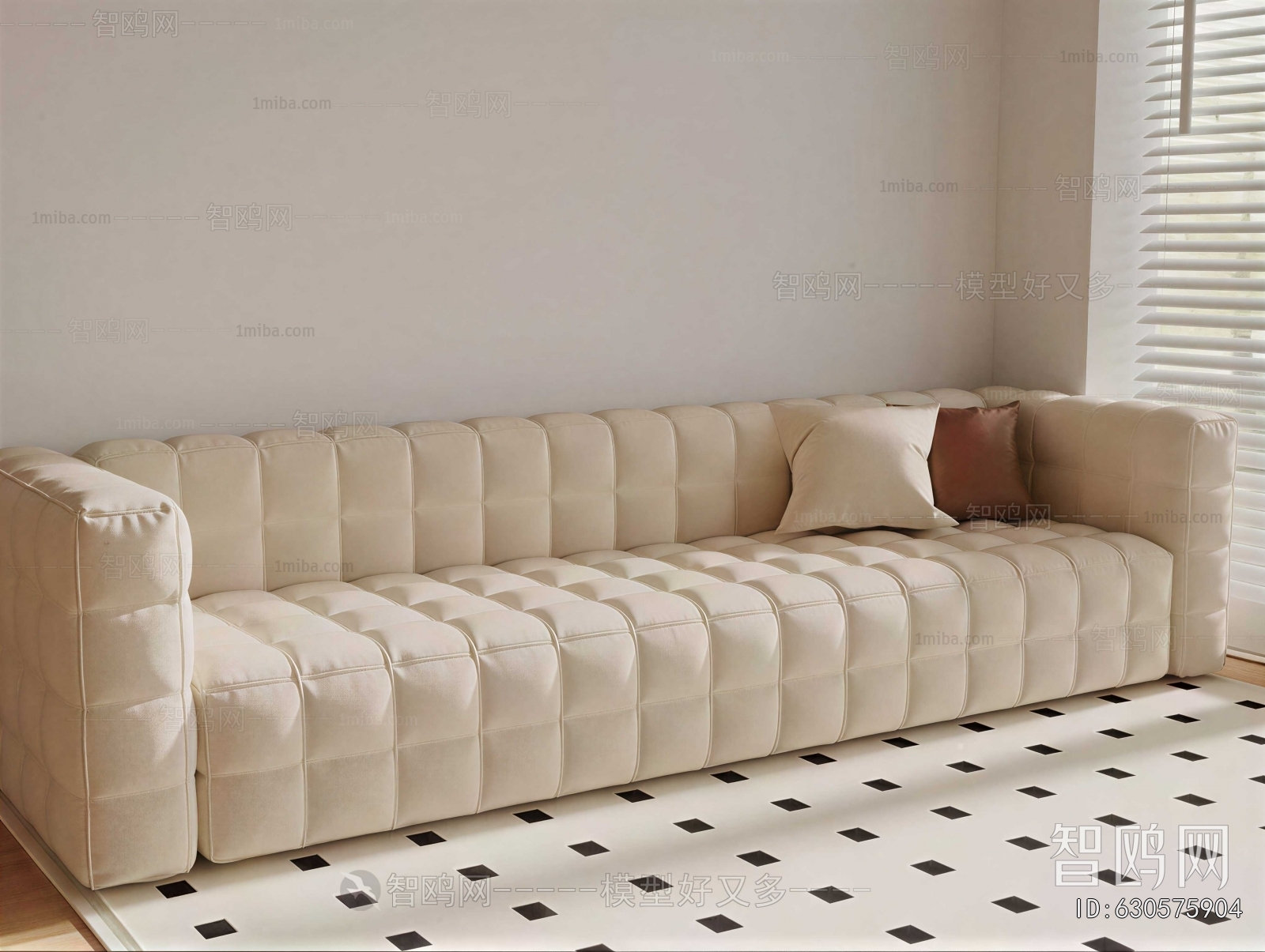 Modern Three-seat Sofa