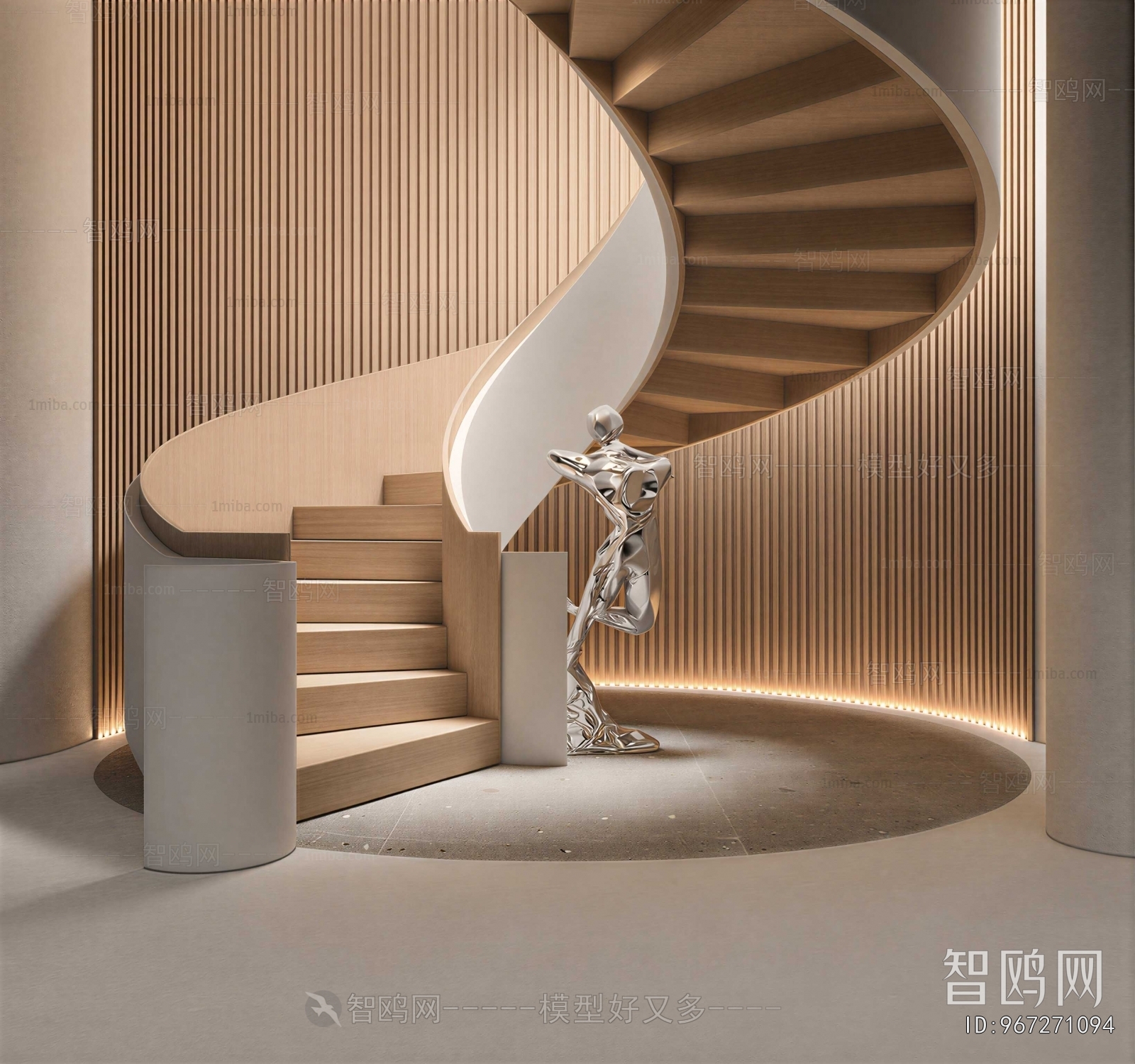 Modern Rotating Staircase