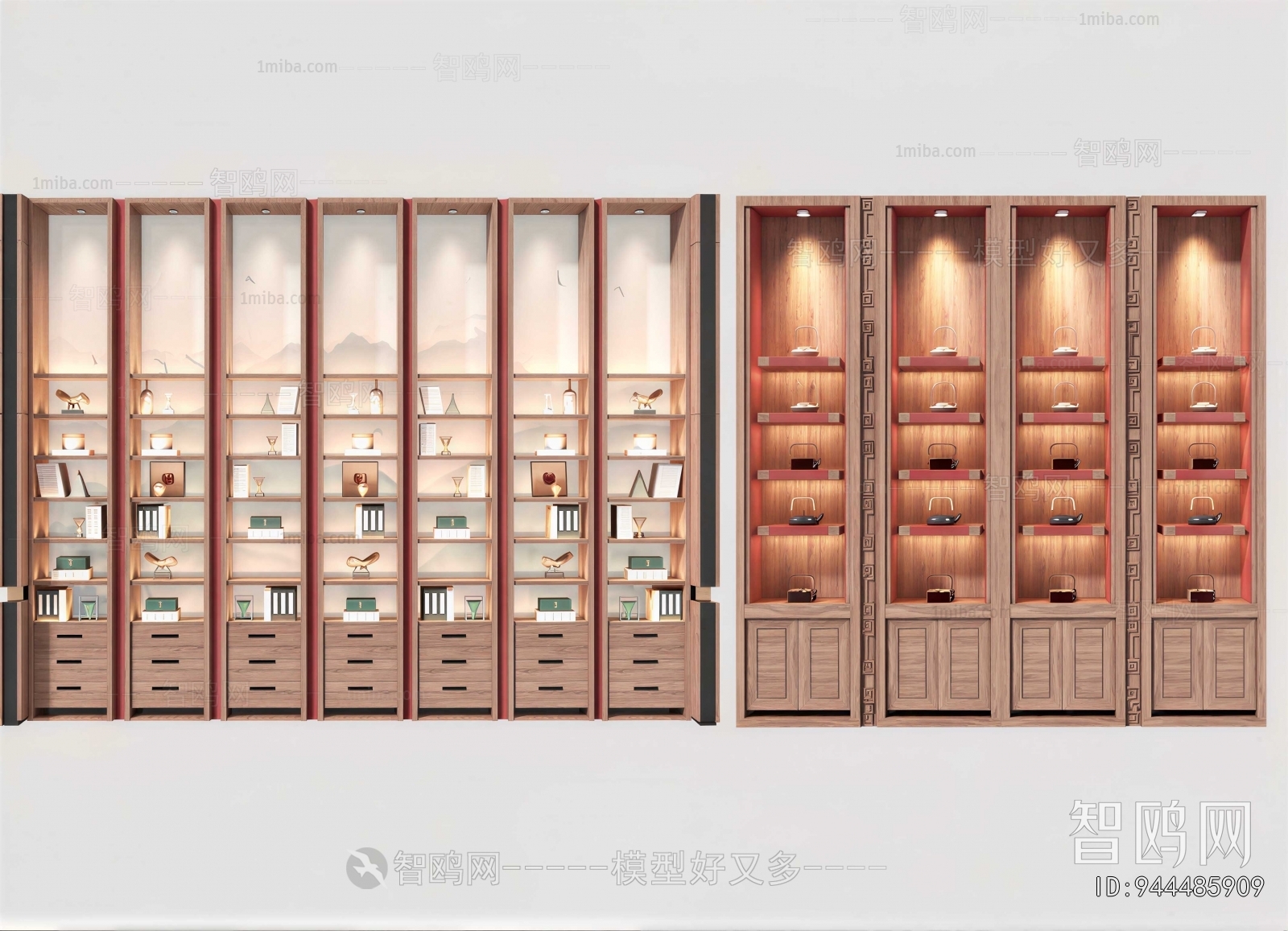 New Chinese Style Decorative Cabinet