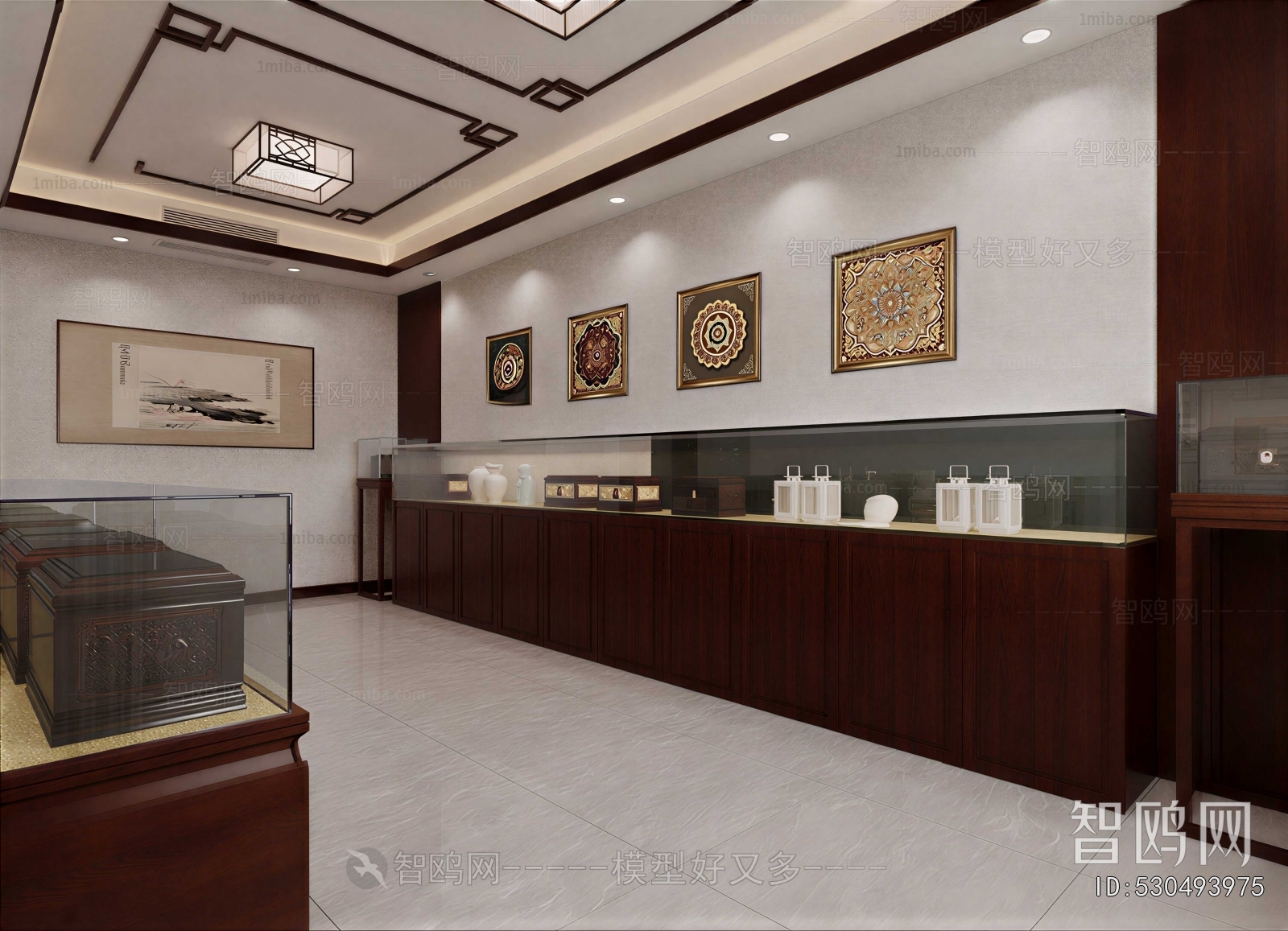 New Chinese Style Exhibition Hall