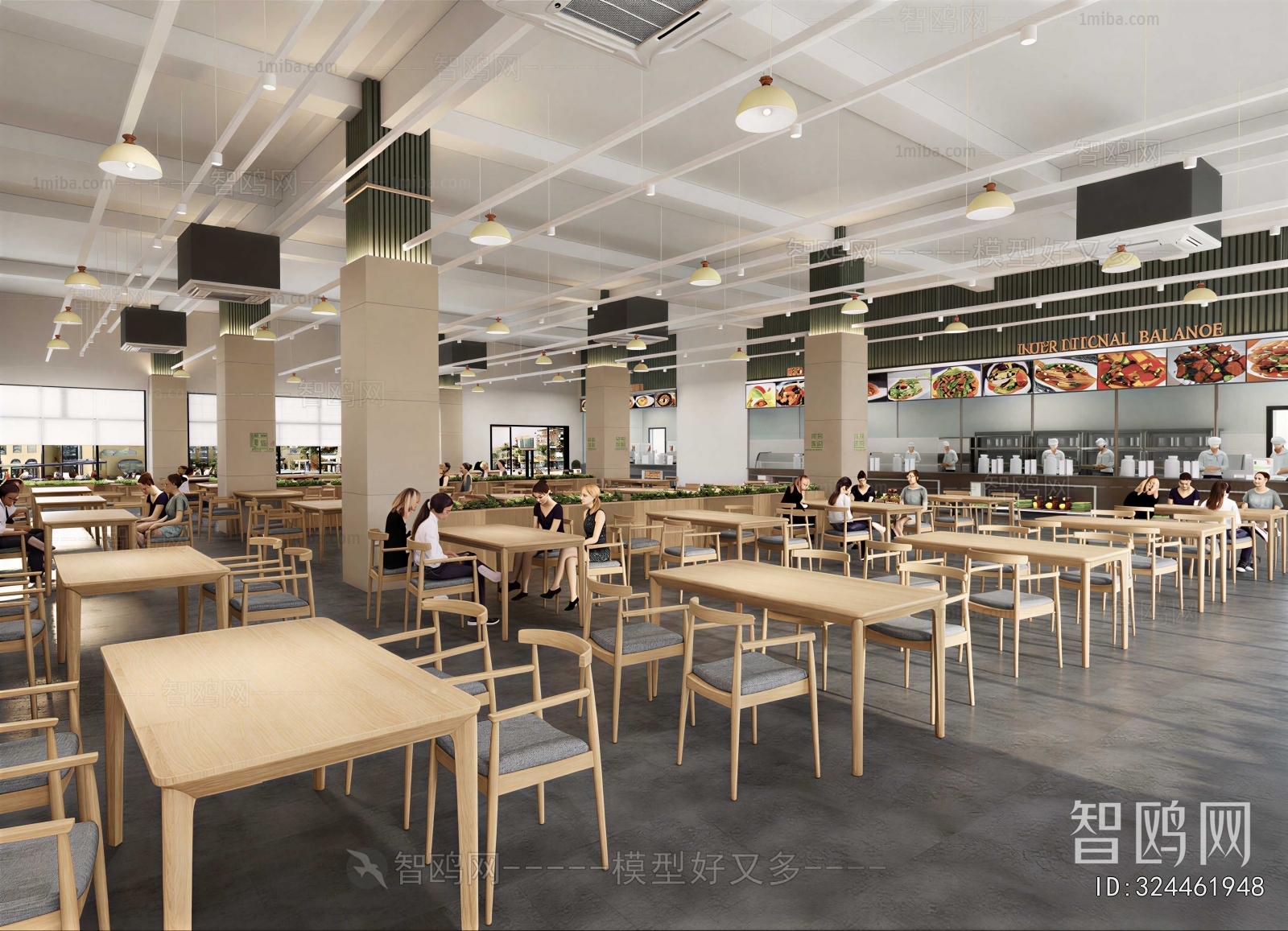 Modern Office Canteen