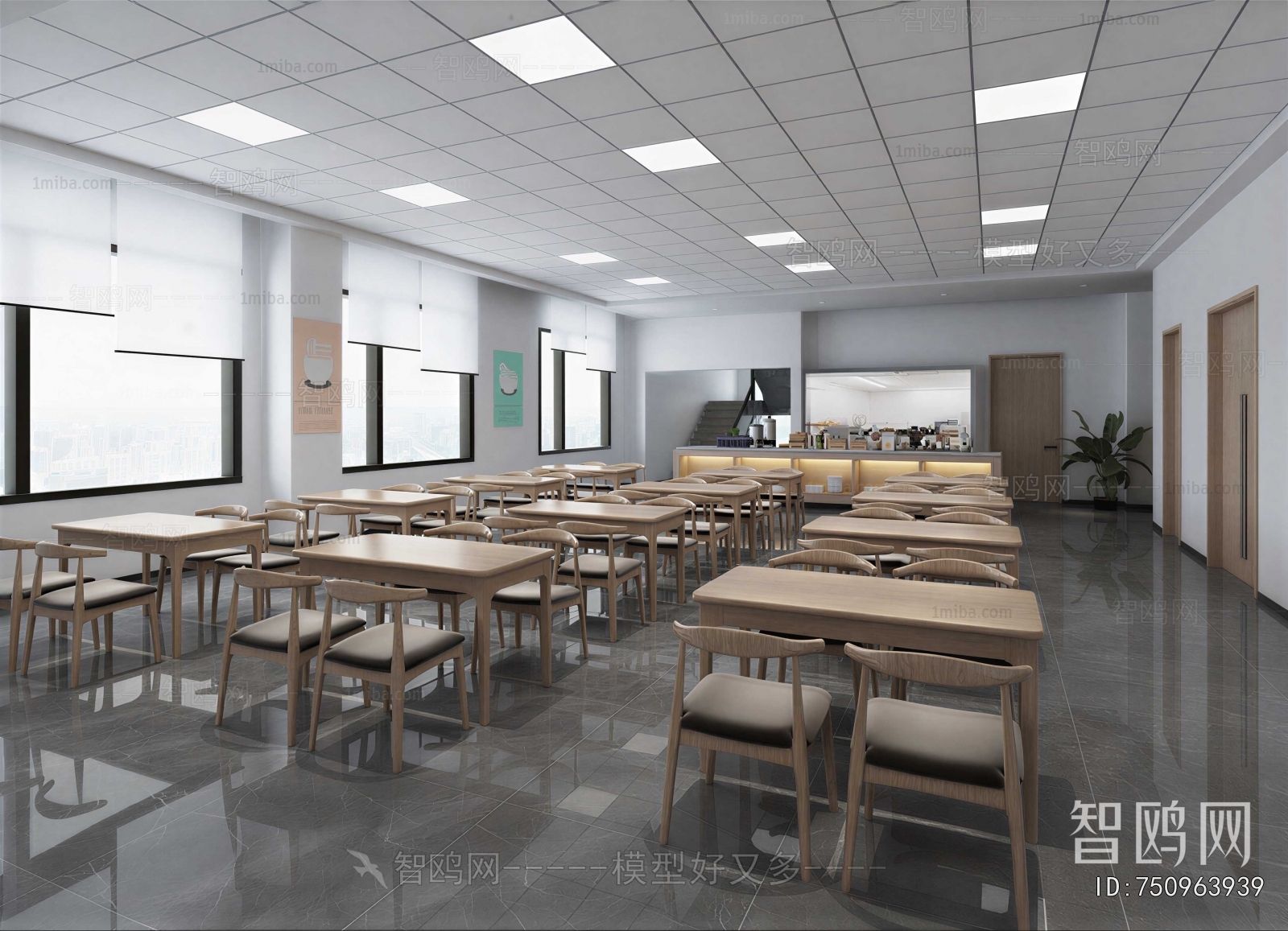 Modern Office Canteen