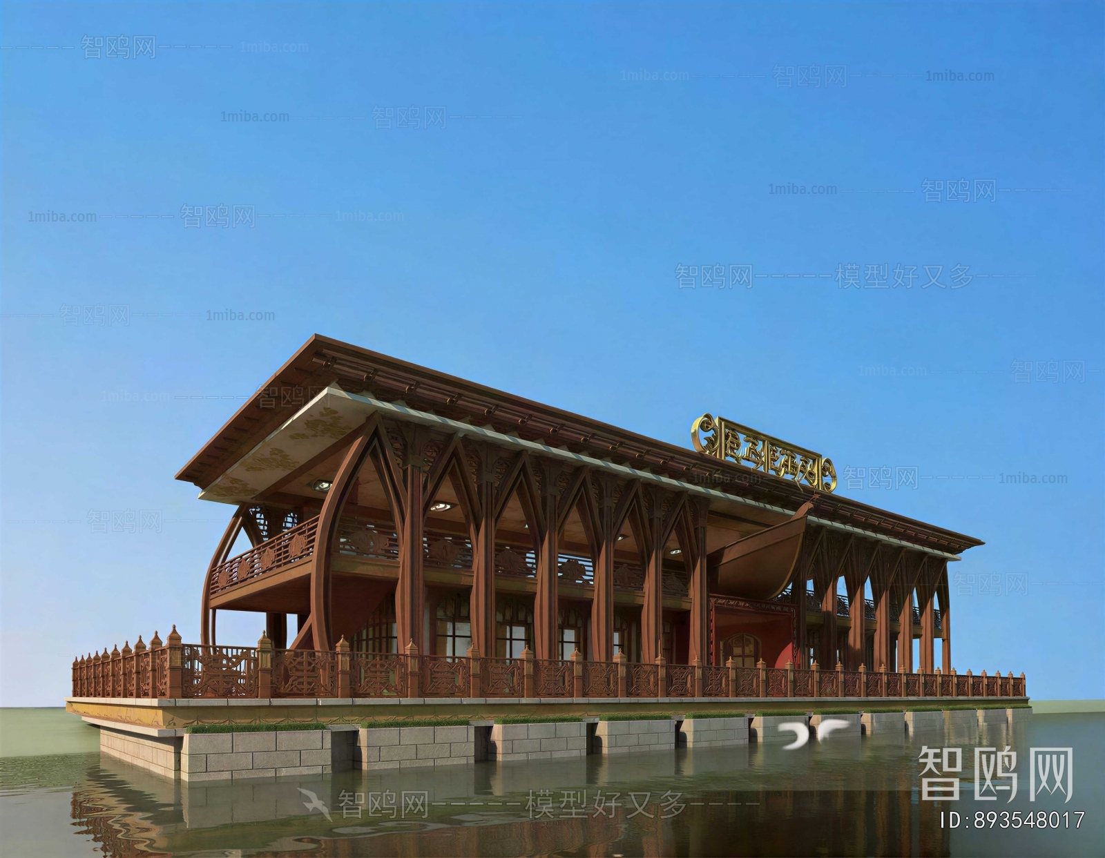 Chinese Style Ancient Architectural Buildings