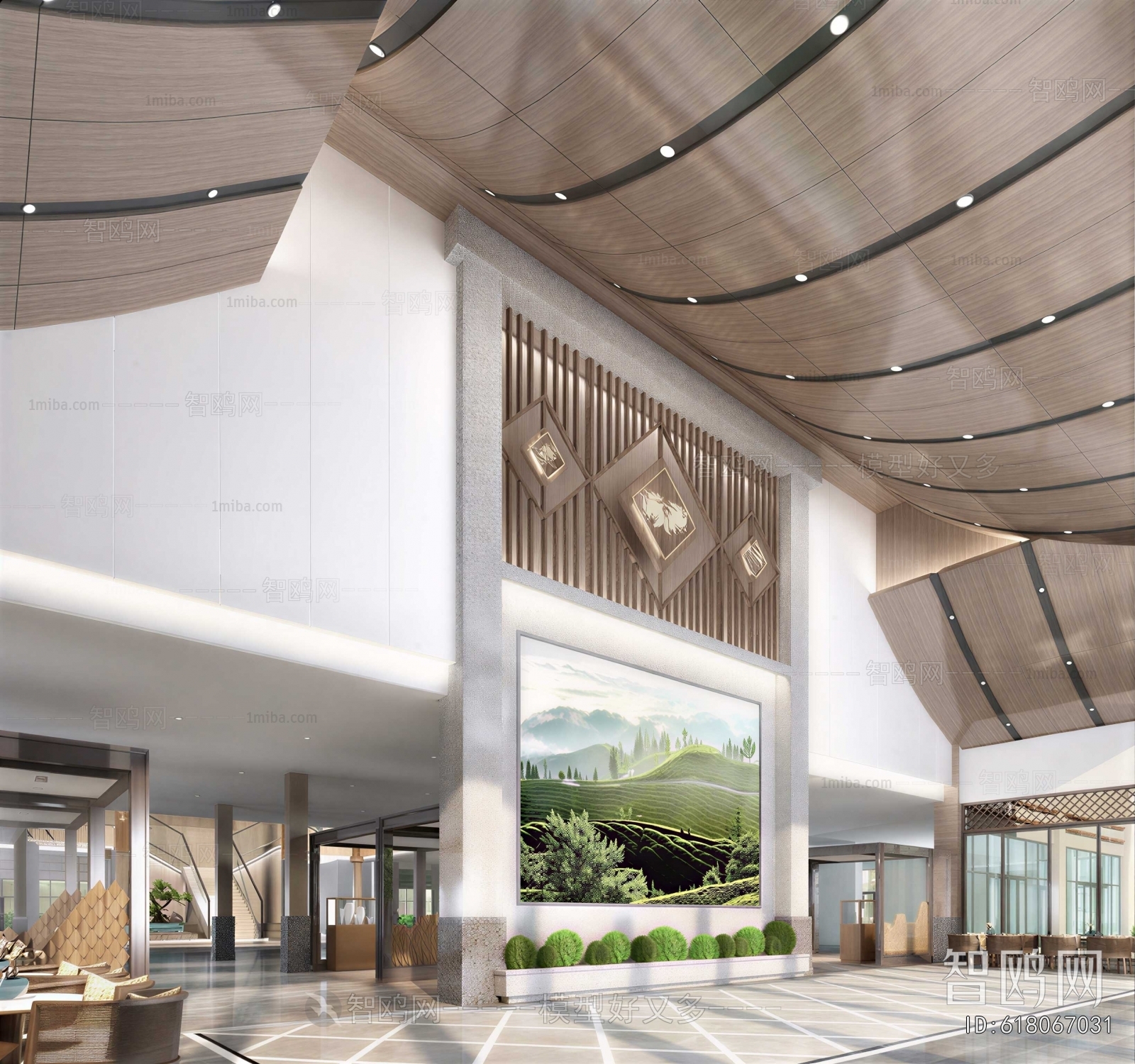 New Chinese Style Exhibition Hall