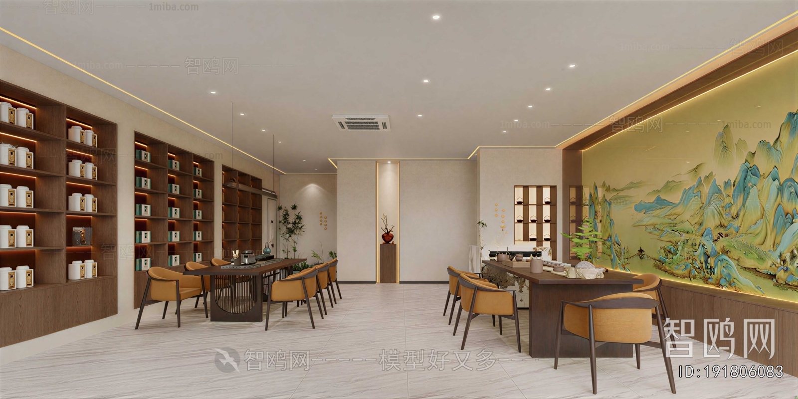 New Chinese Style Teahouse Tea House