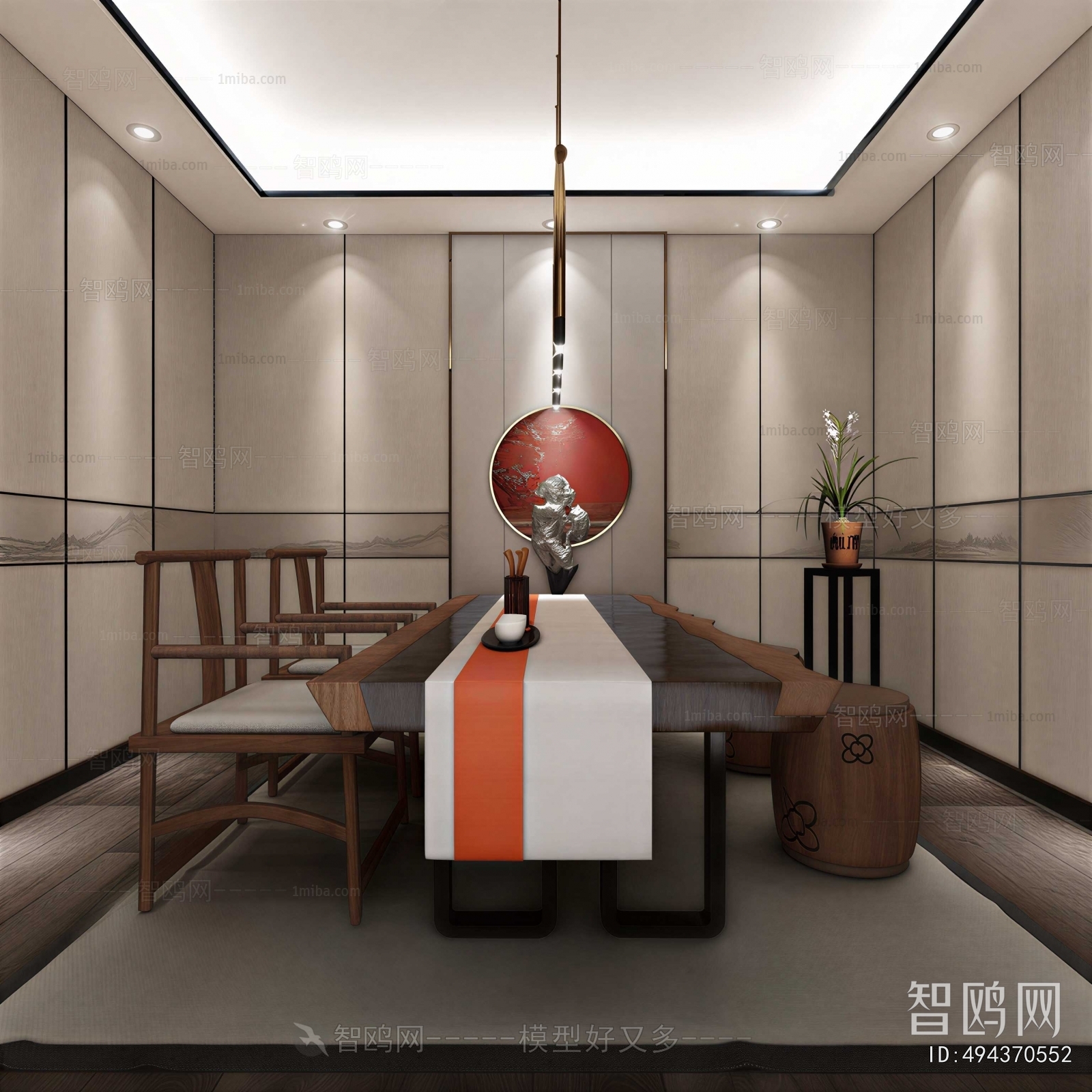 New Chinese Style Teahouse Tea House