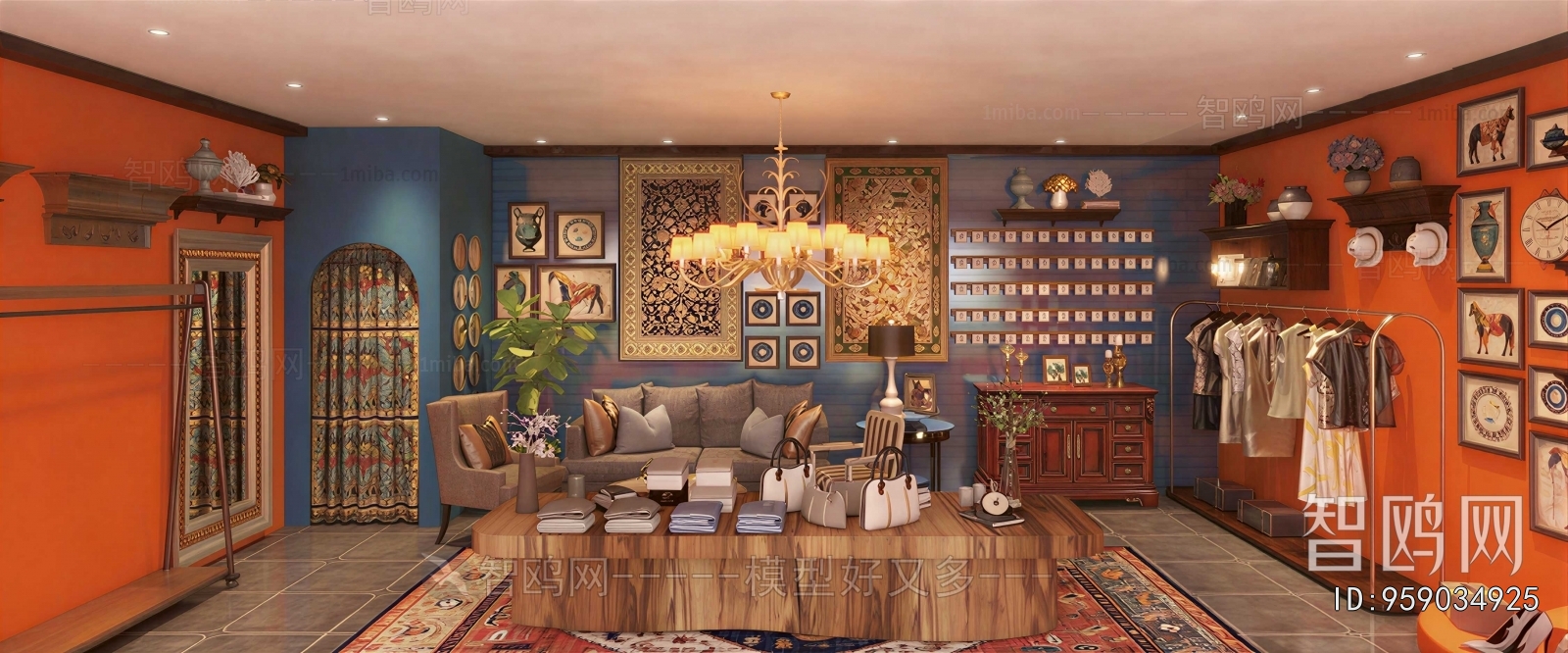 Retro Style Clothing Store