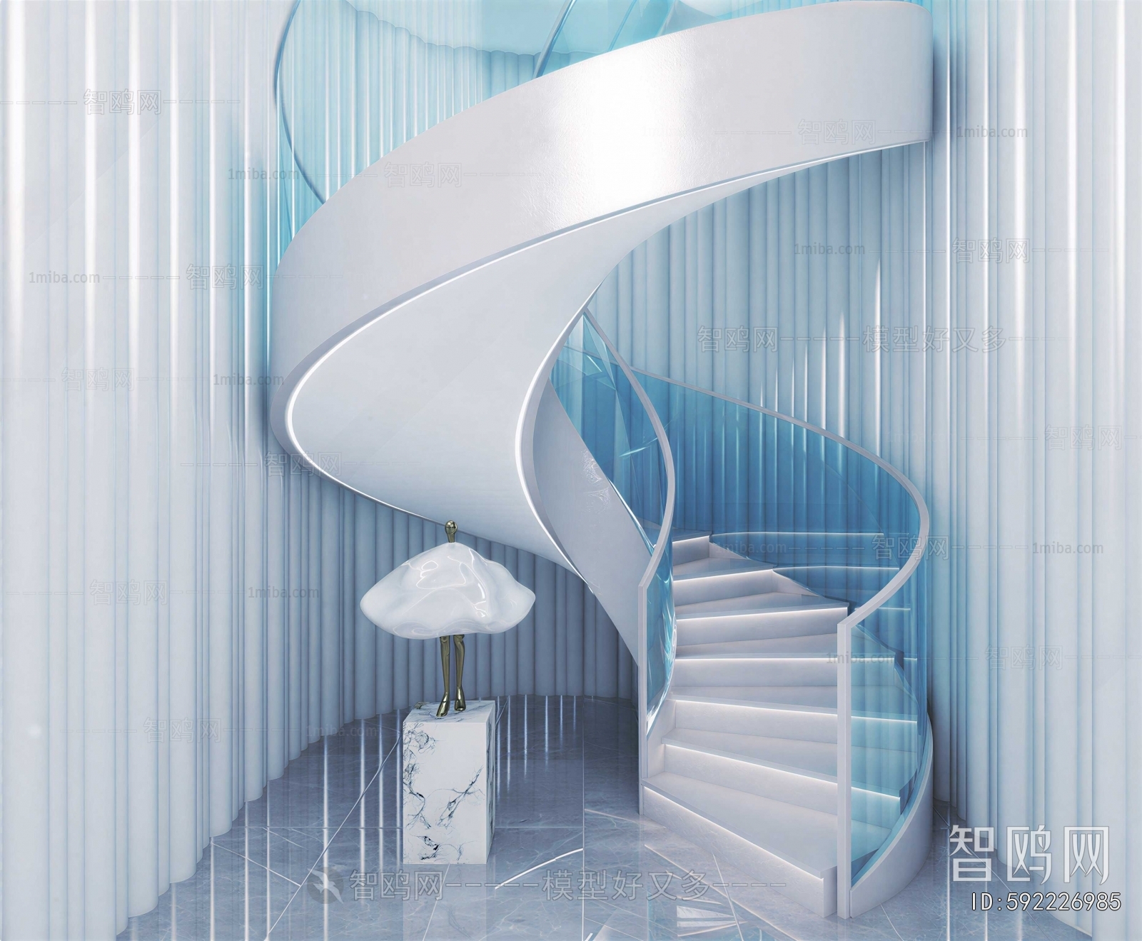 Modern Rotating Staircase