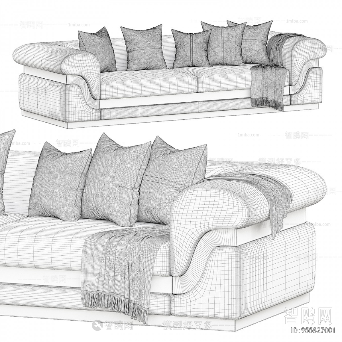 Modern Three-seat Sofa