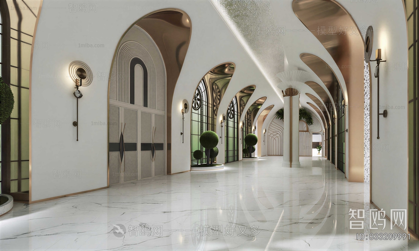 Modern Office Aisle