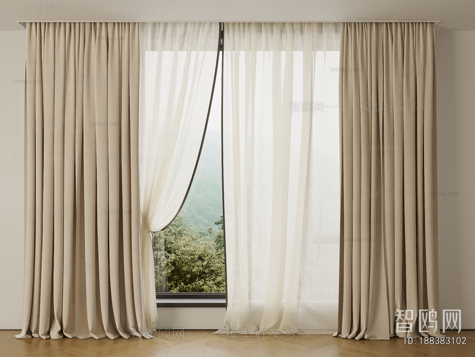 Modern The Curtain