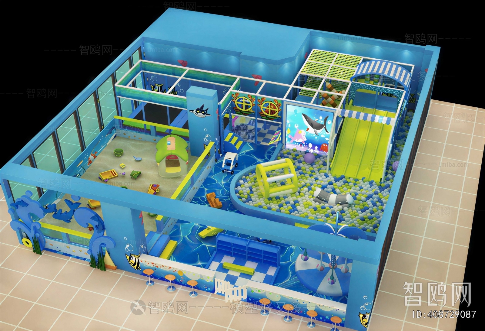 Modern Children's Amusement Park