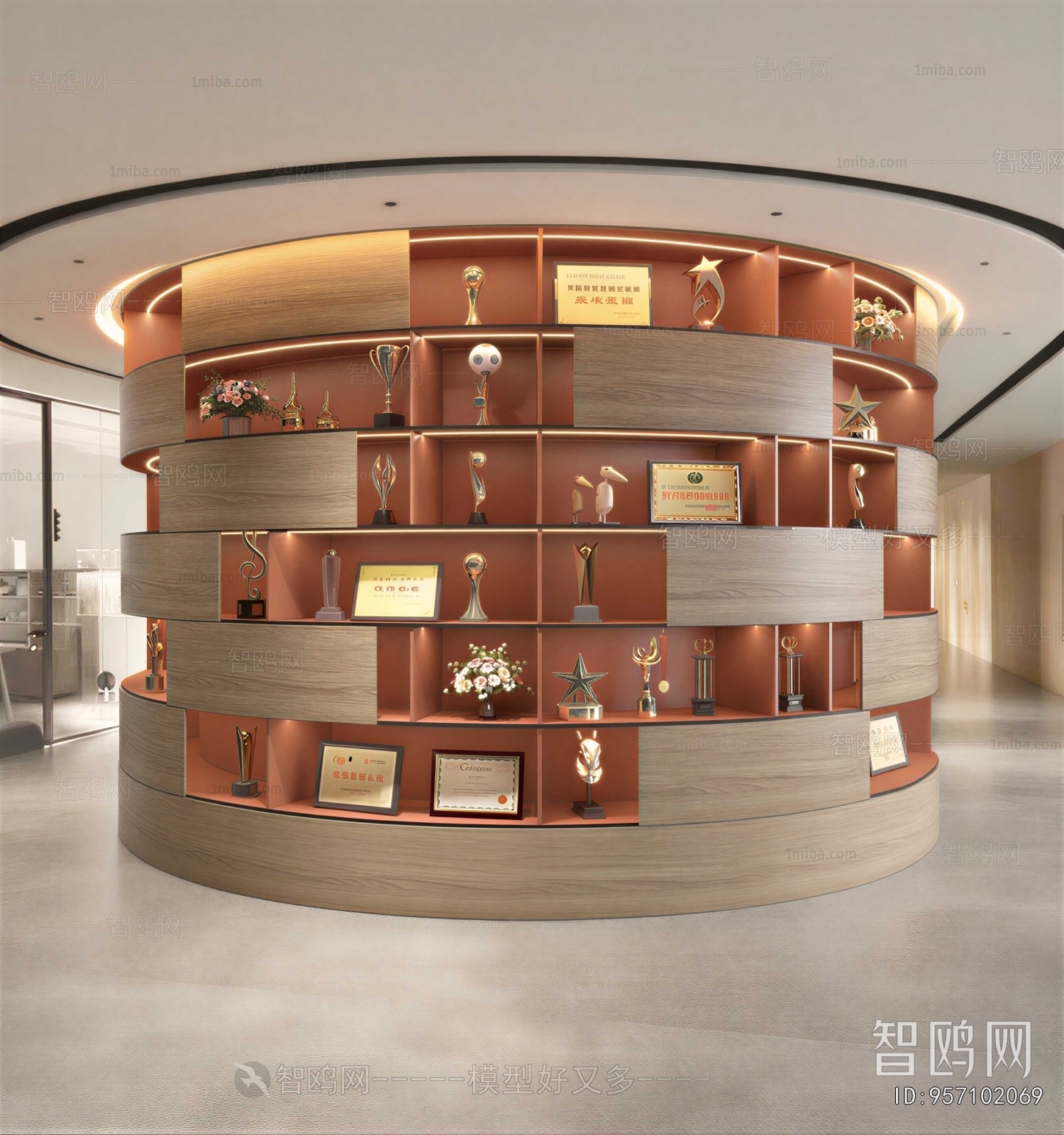 Modern Office Reception Desk