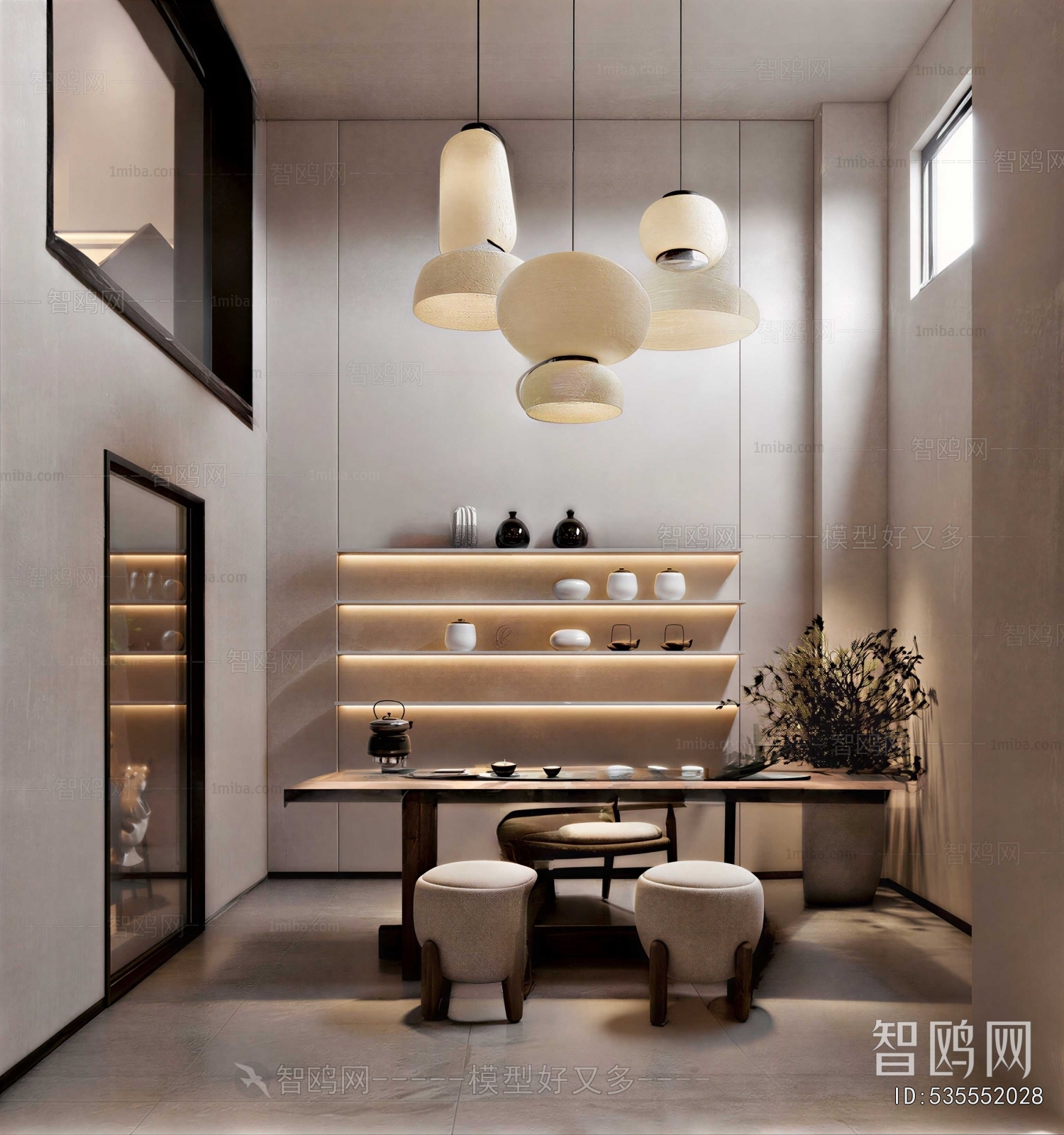 Wabi-sabi Style Tea House