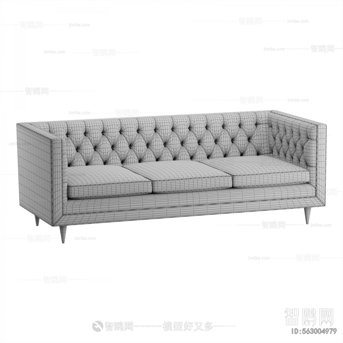 Modern Three-seat Sofa