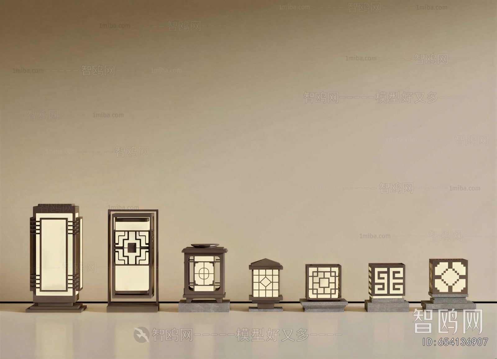 New Chinese Style Outdoor Light