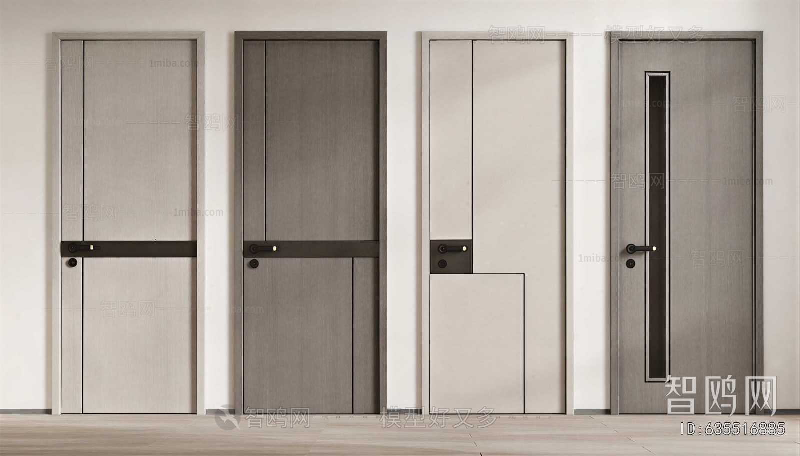 Modern Single Door