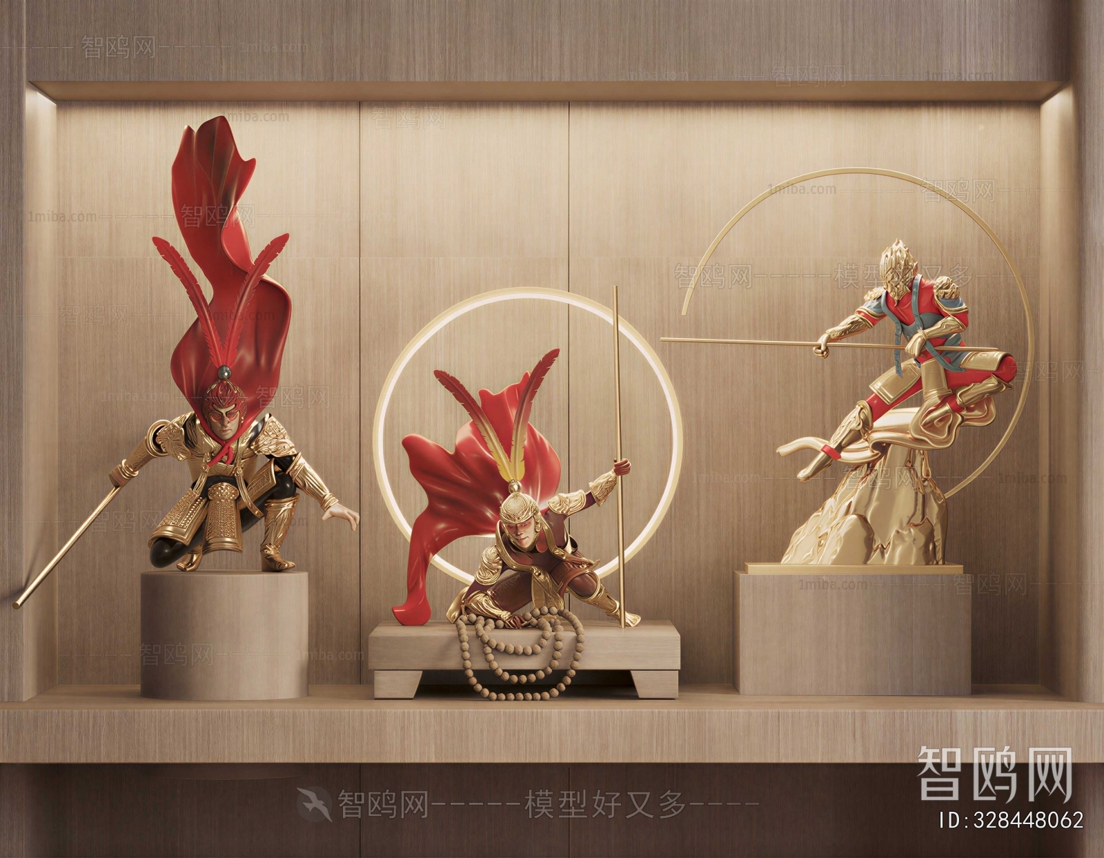 New Chinese Style Decorative Set