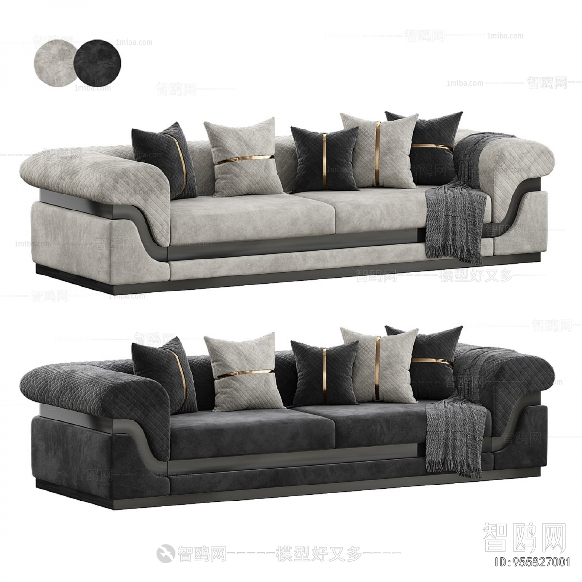 Modern Three-seat Sofa
