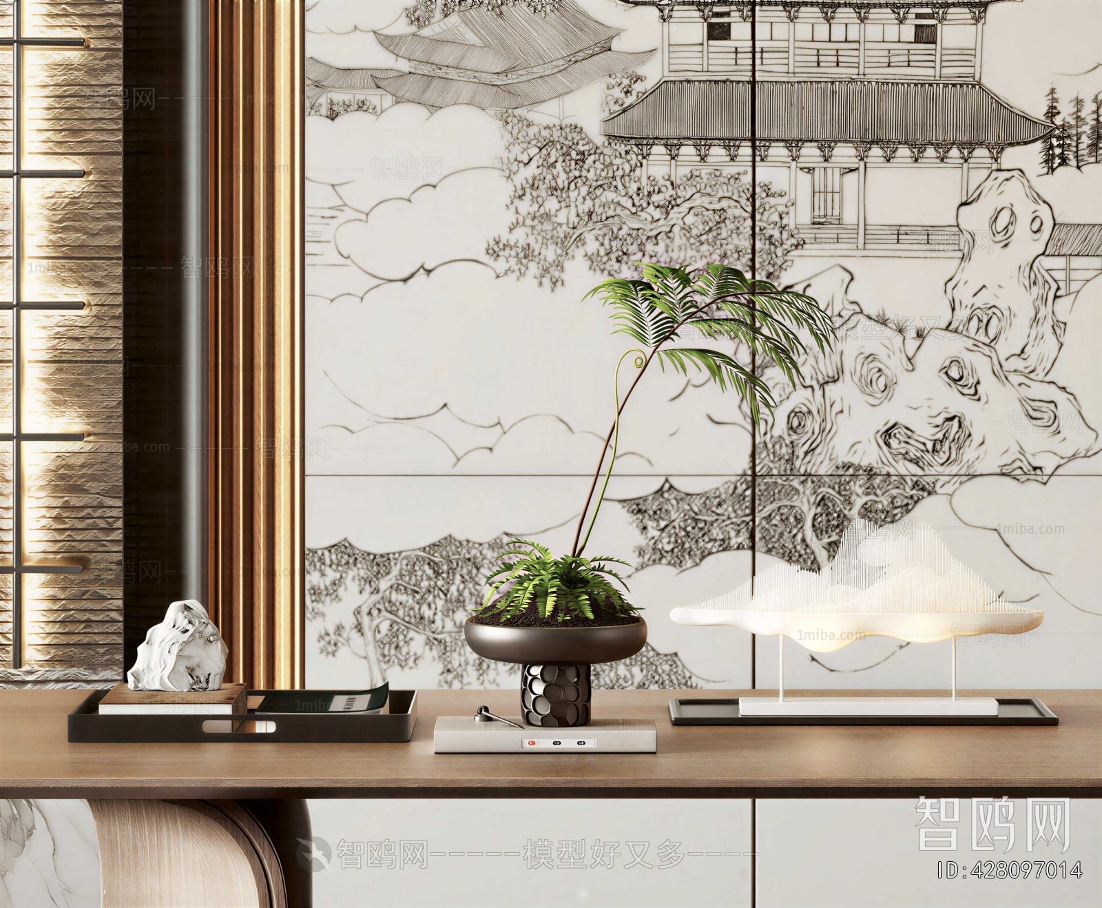 New Chinese Style Decorative Set