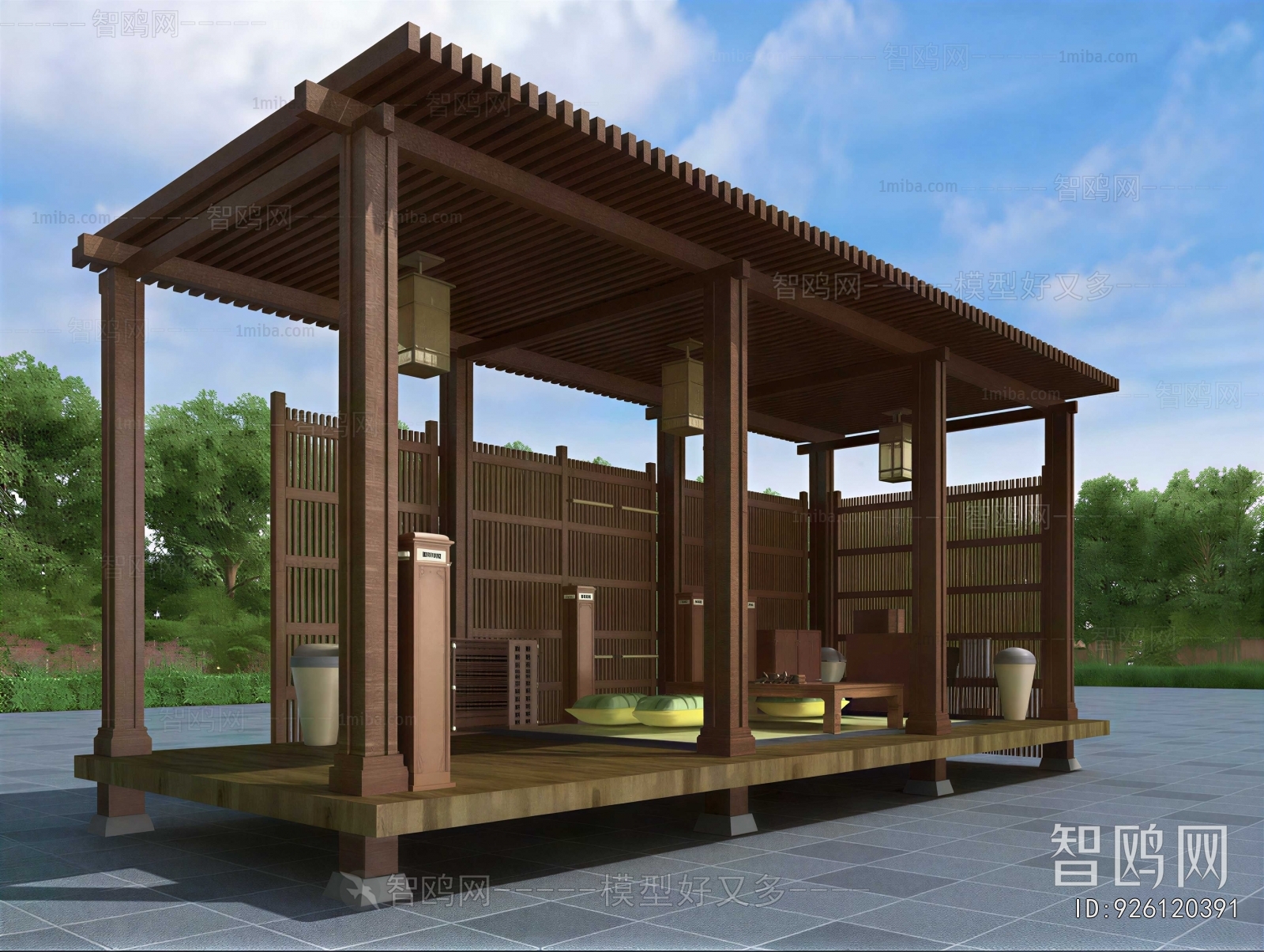 New Chinese Style Gallery Frame