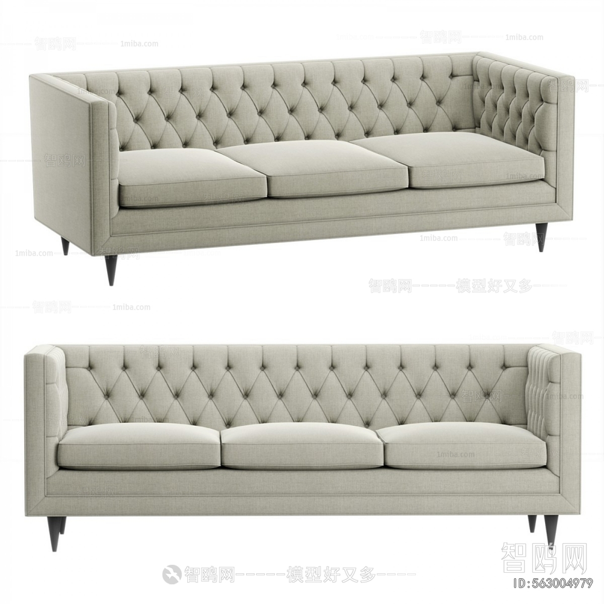 Modern Three-seat Sofa