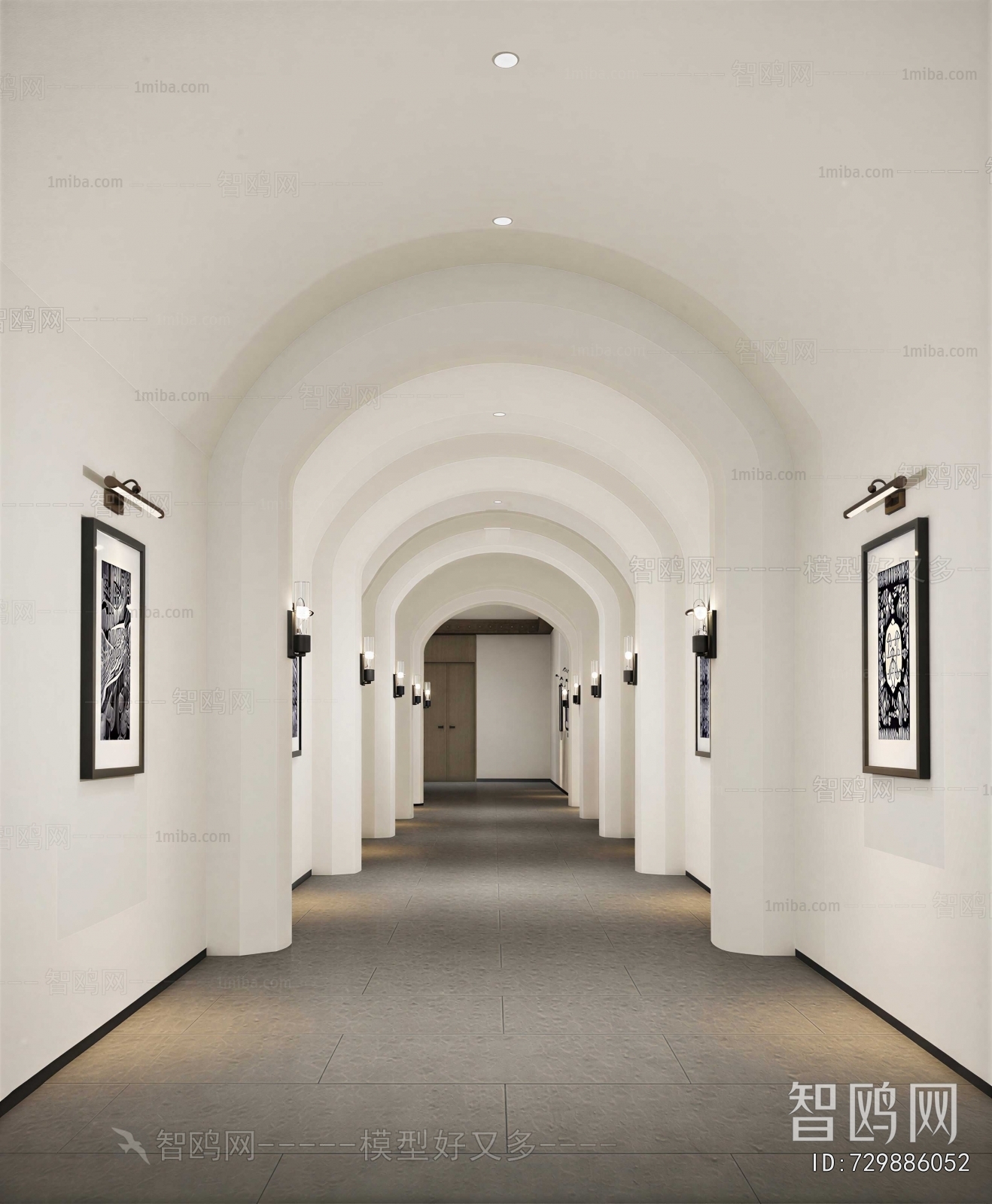 Modern Office Aisle