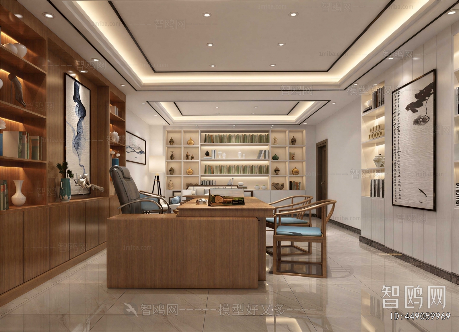 New Chinese Style Manager's Office