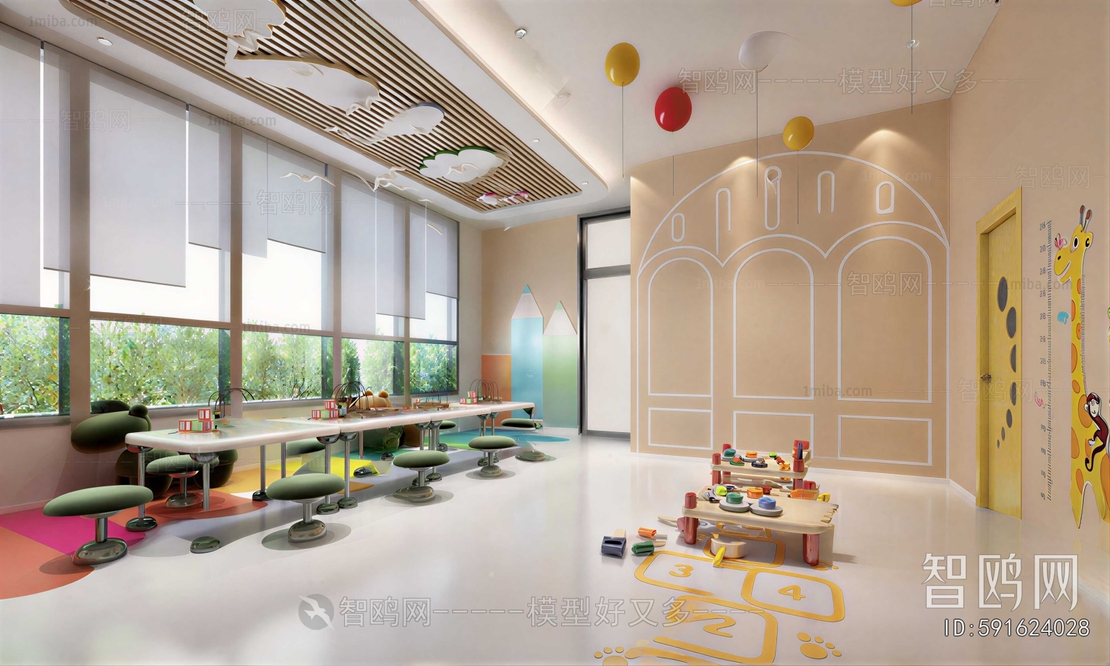Modern Children's Playroom