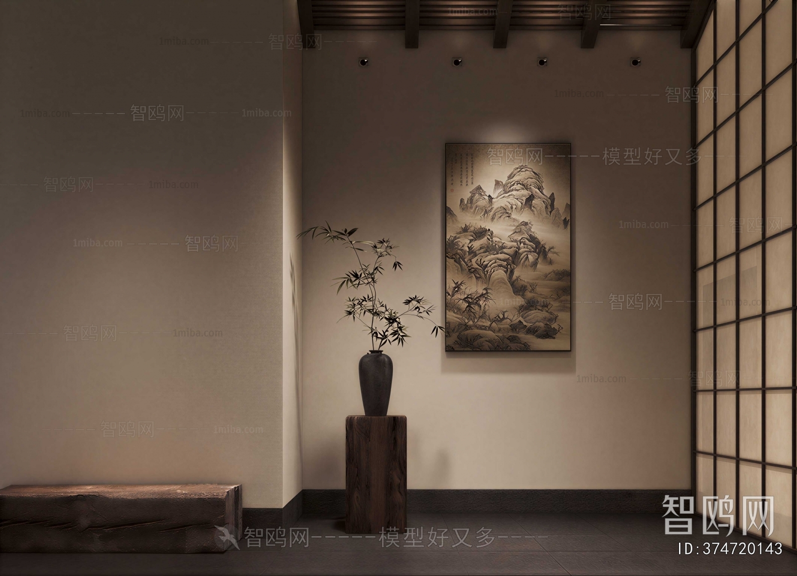 New Chinese Style Hallway
