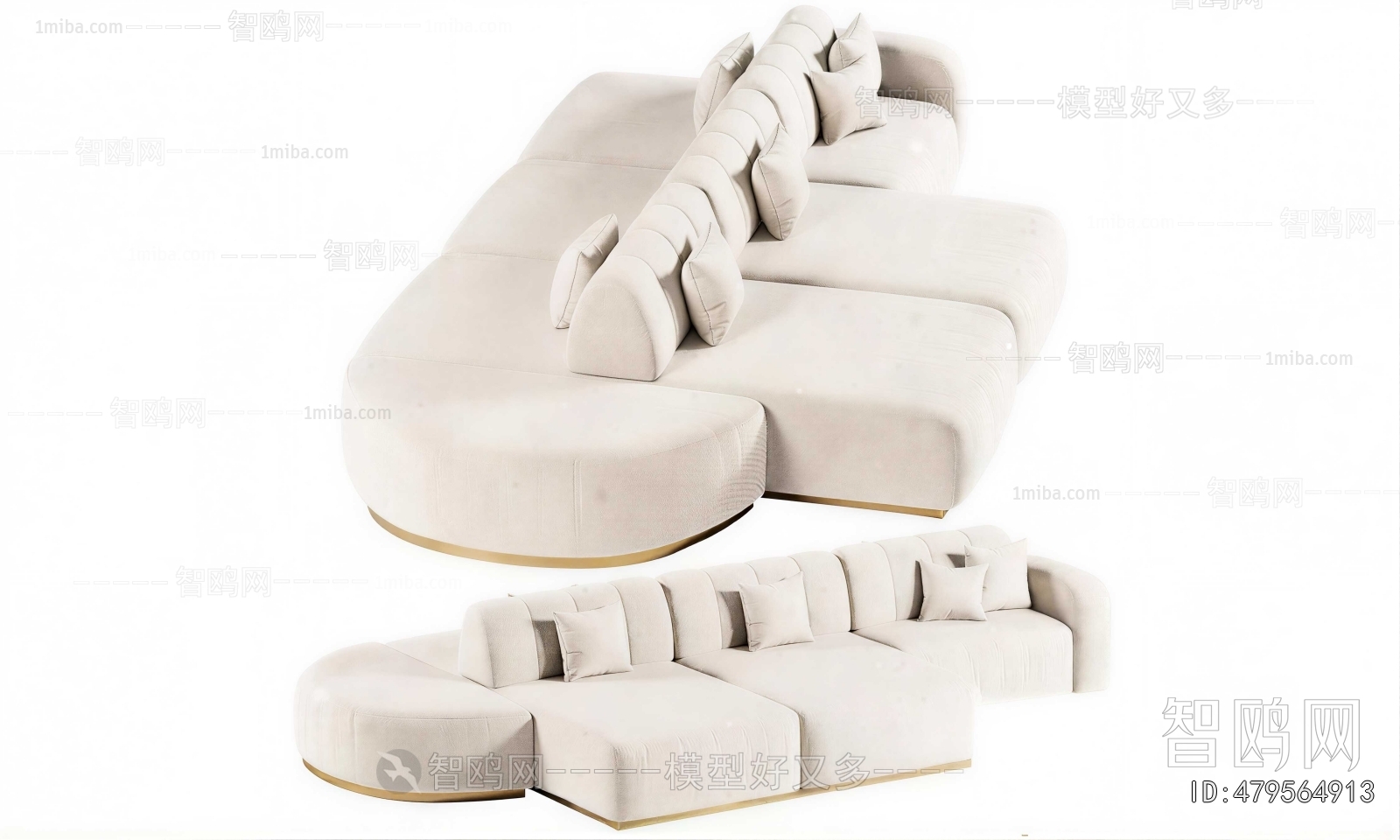 Modern Three-seat Sofa