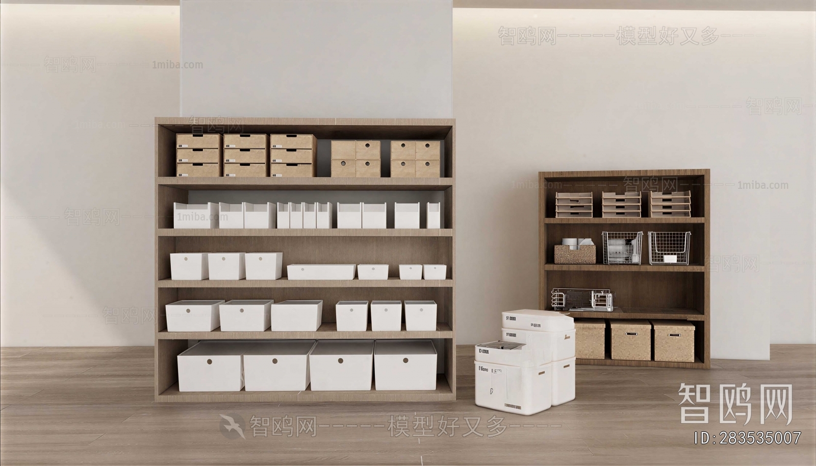 Modern Supermarket Shelf