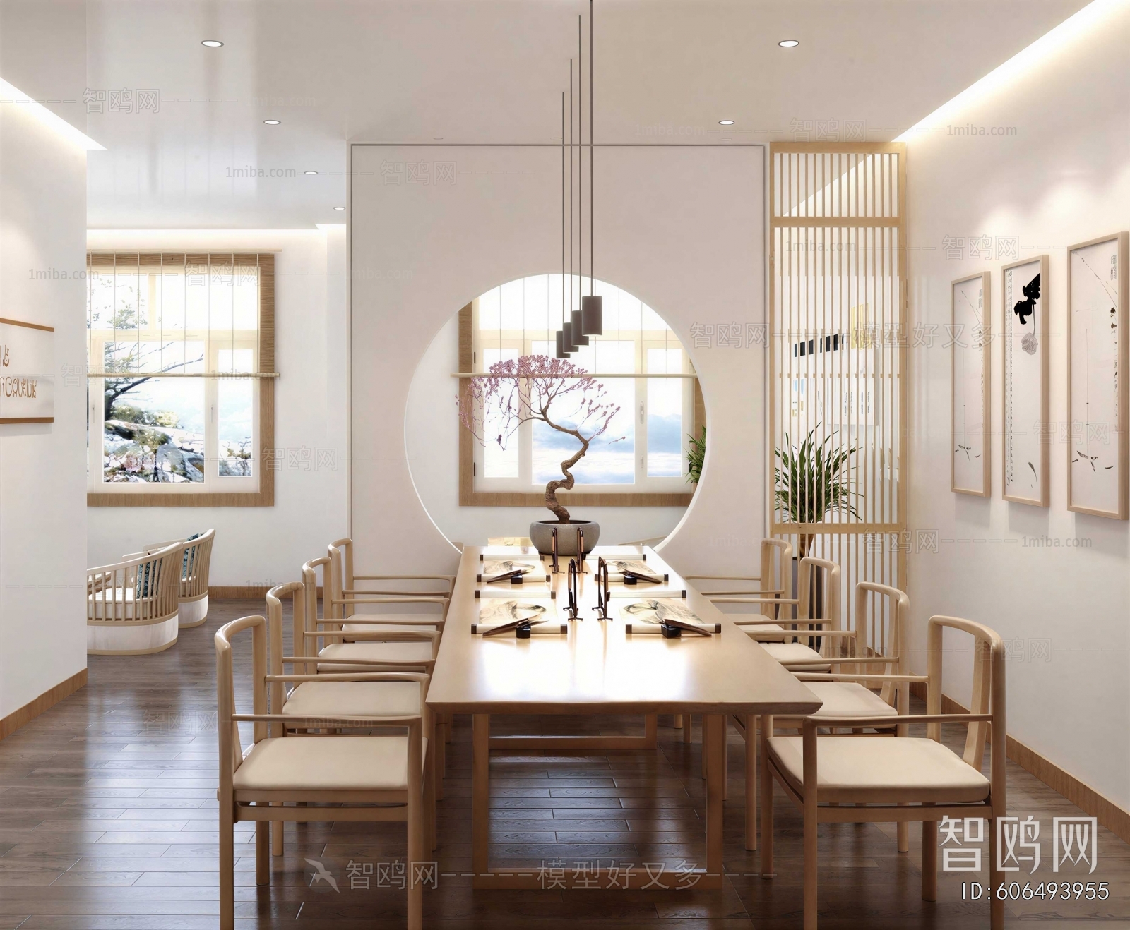 New Chinese Style Dining Room