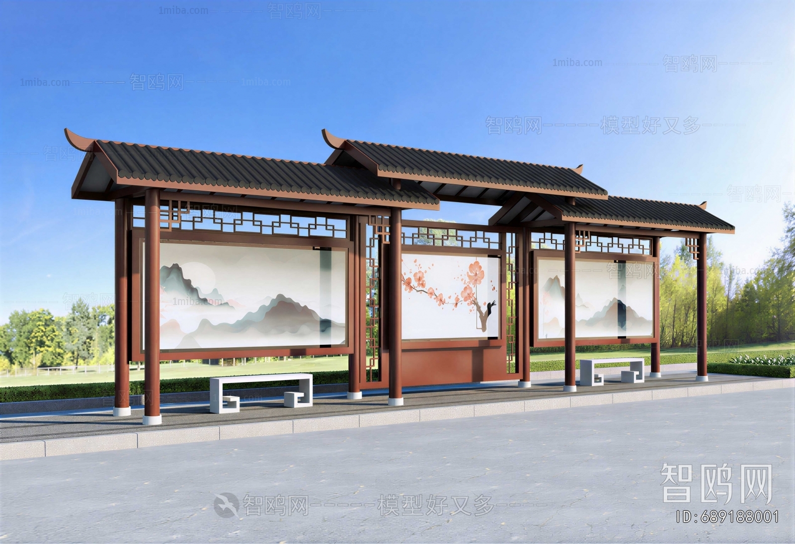 New Chinese Style Building Component