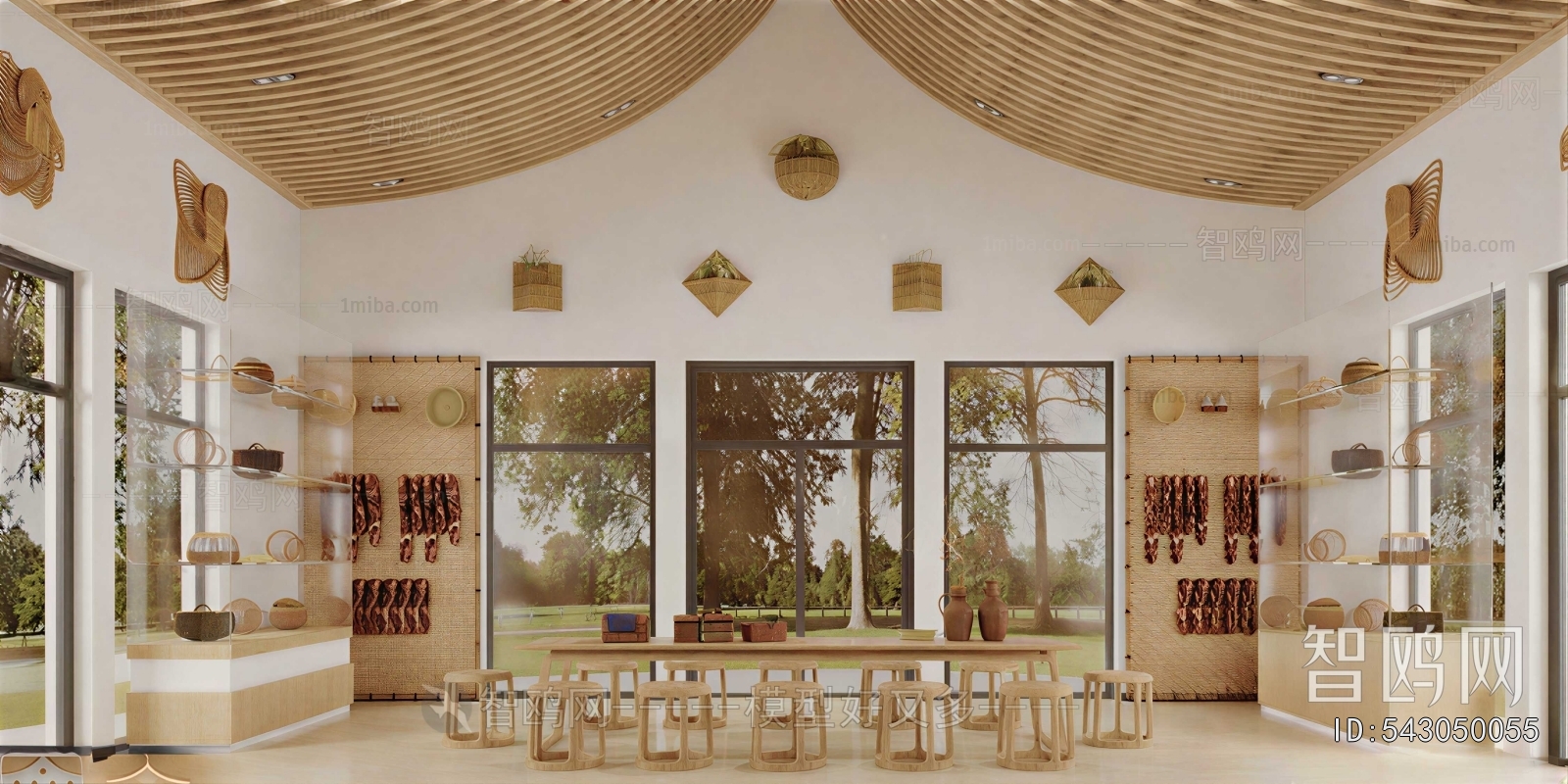 New Chinese Style Exhibition Hall