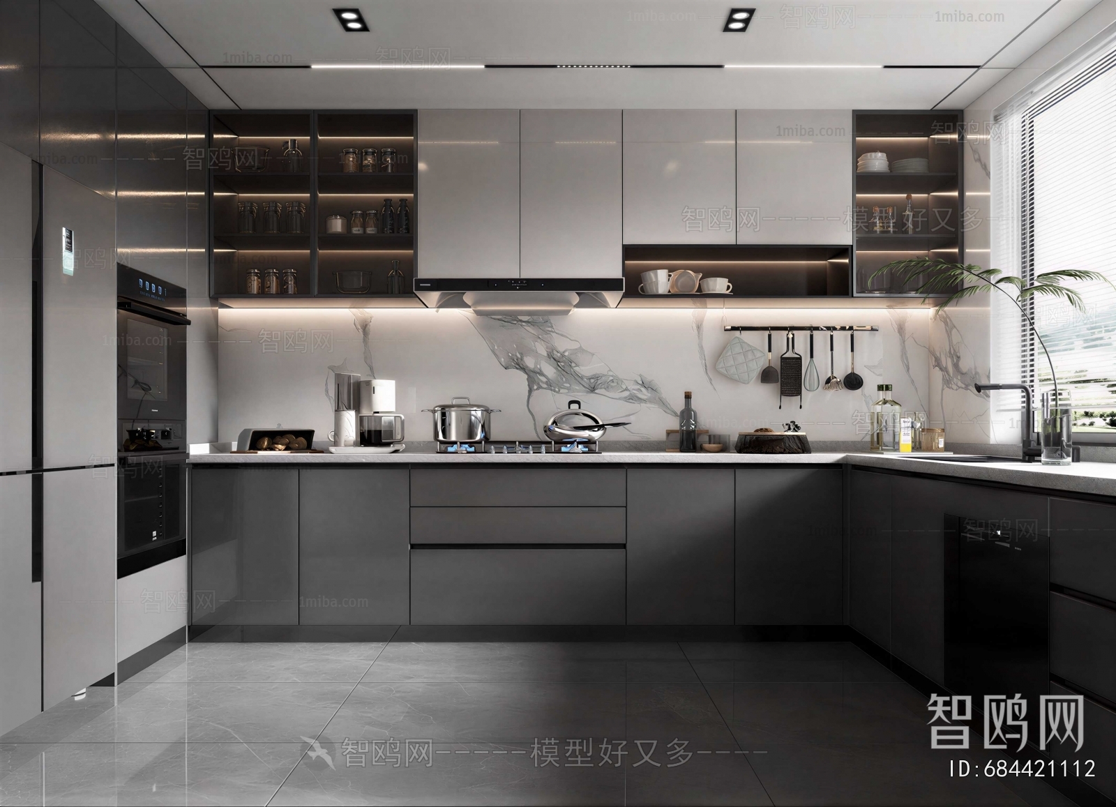 Modern The Kitchen