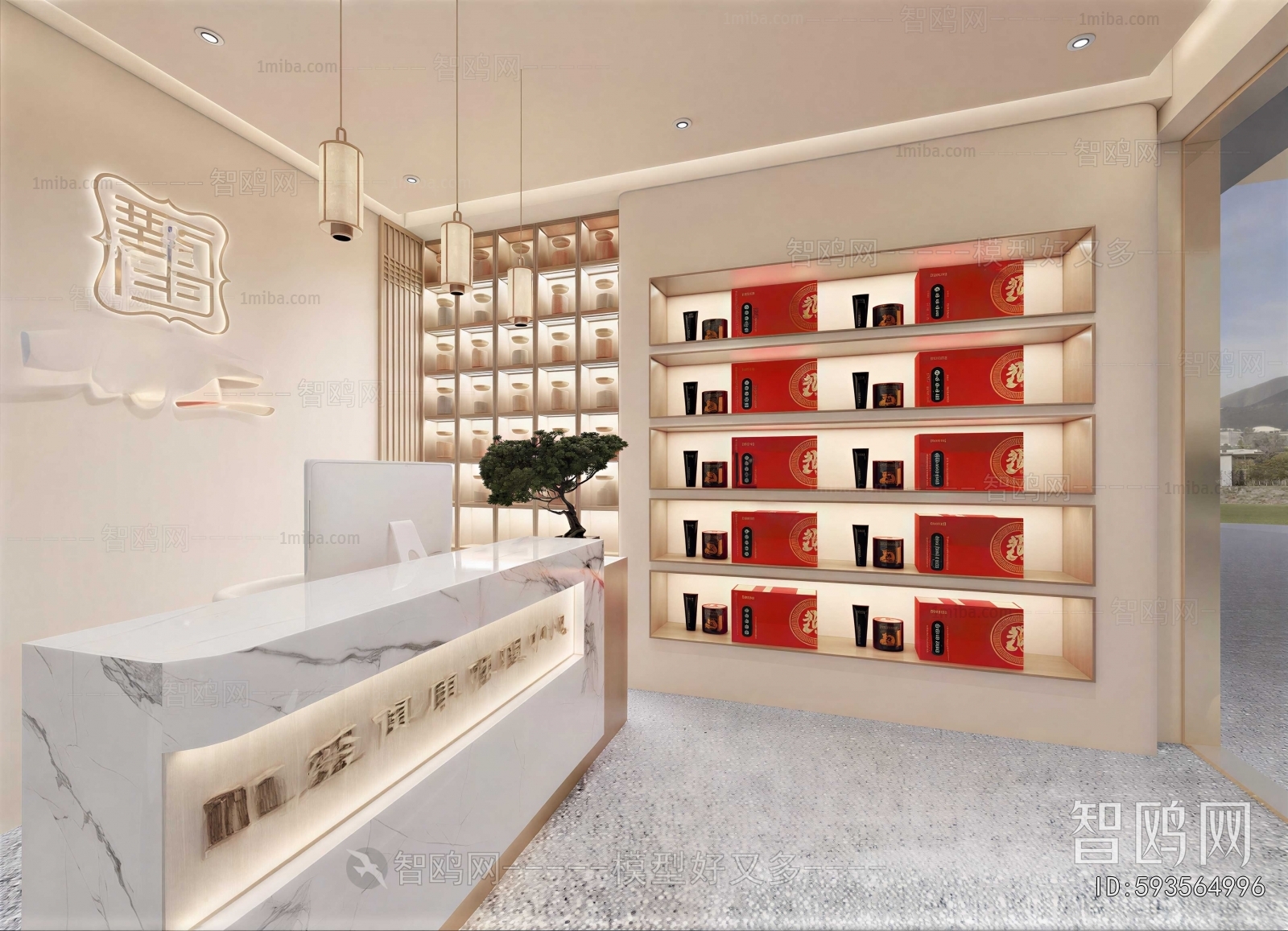 New Chinese Style Retail Stores