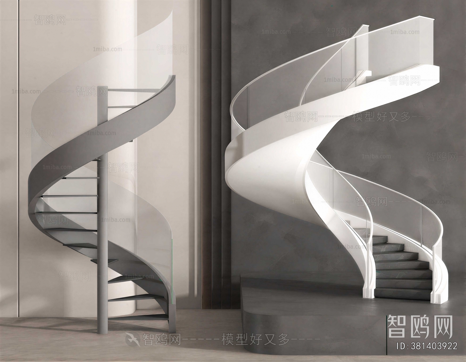 Modern Rotating Staircase