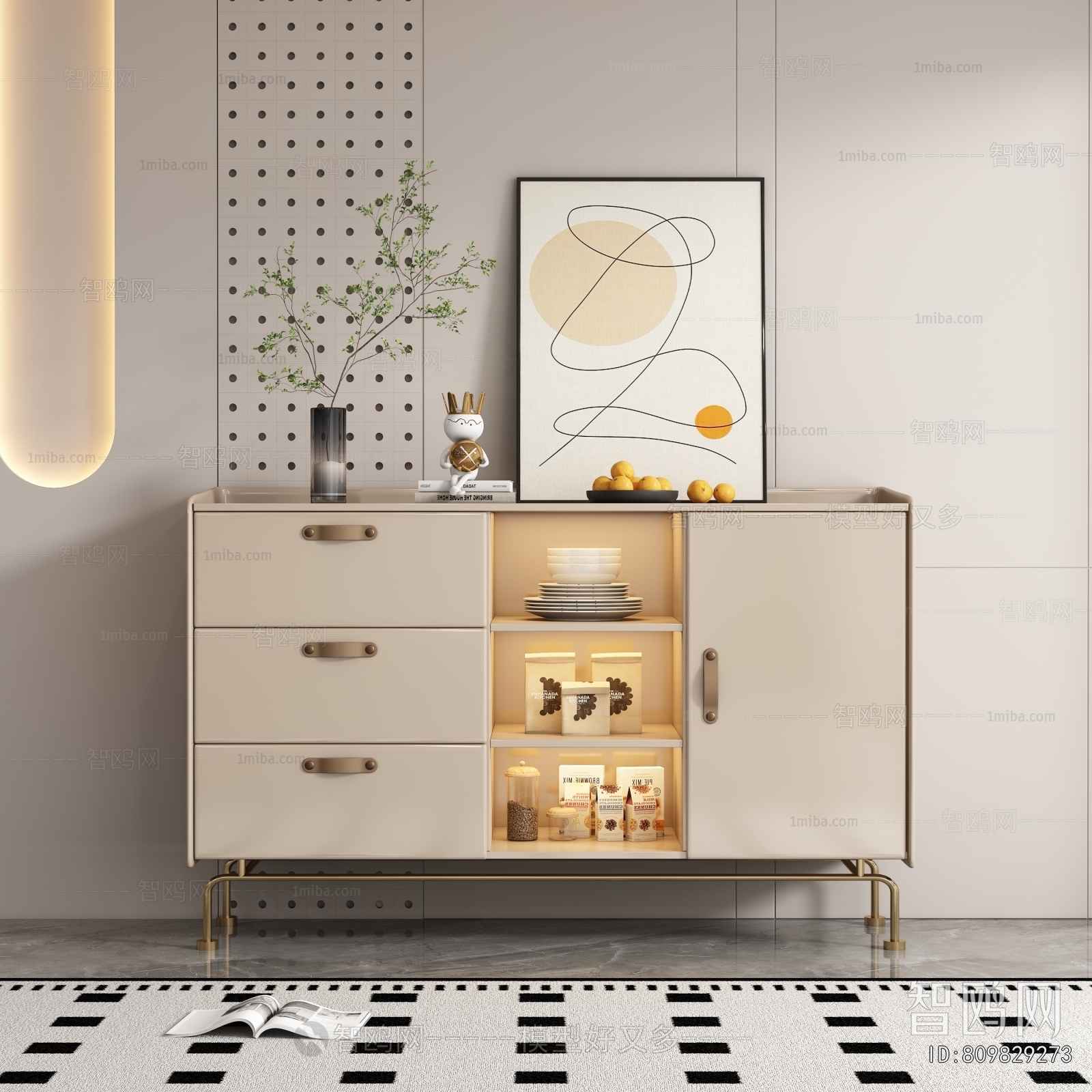 Modern Side Cabinet/Entrance Cabinet