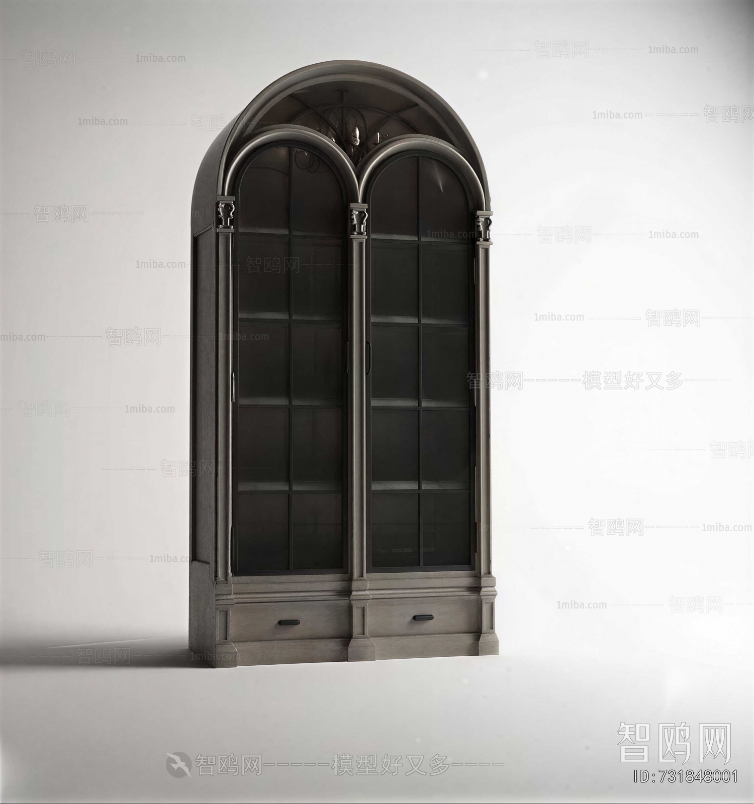 Retro Style Bookcase